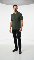 Düğm.Polo Yaka K.Kol T-Shirt Out-KAB6015S