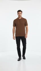 Düğm.Polo Yaka K.Kol T-Shirt Out-KAB6015S