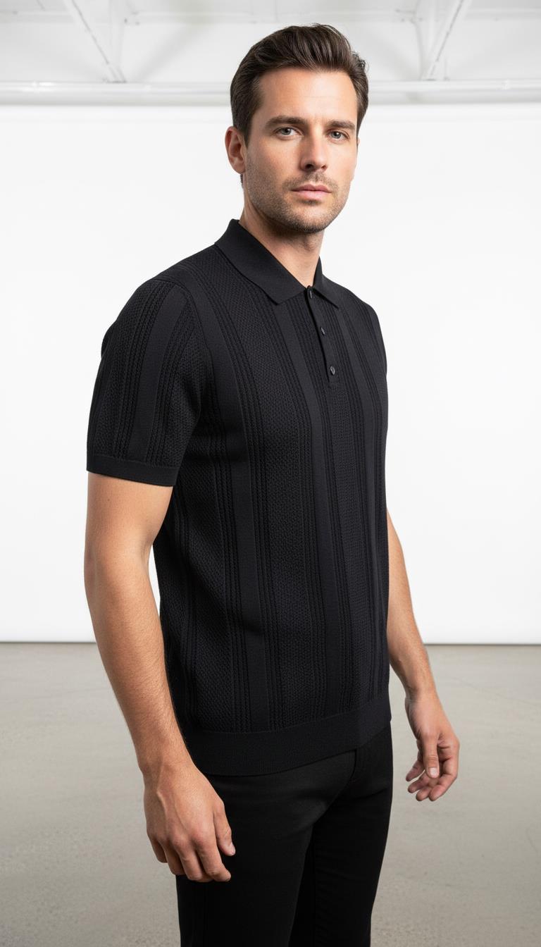 Düğm.Polo Yaka K.Kol T-Shirt Out-KAB6015S