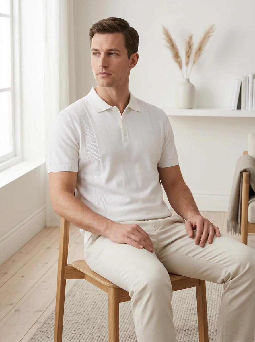 Düğm.Polo Yaka K.Kol T-Shirt Out-KAB6018S