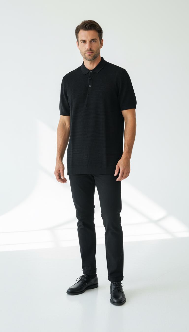 Düğm.Polo Yaka K.Kol T-Shirt Out-KAX6050S