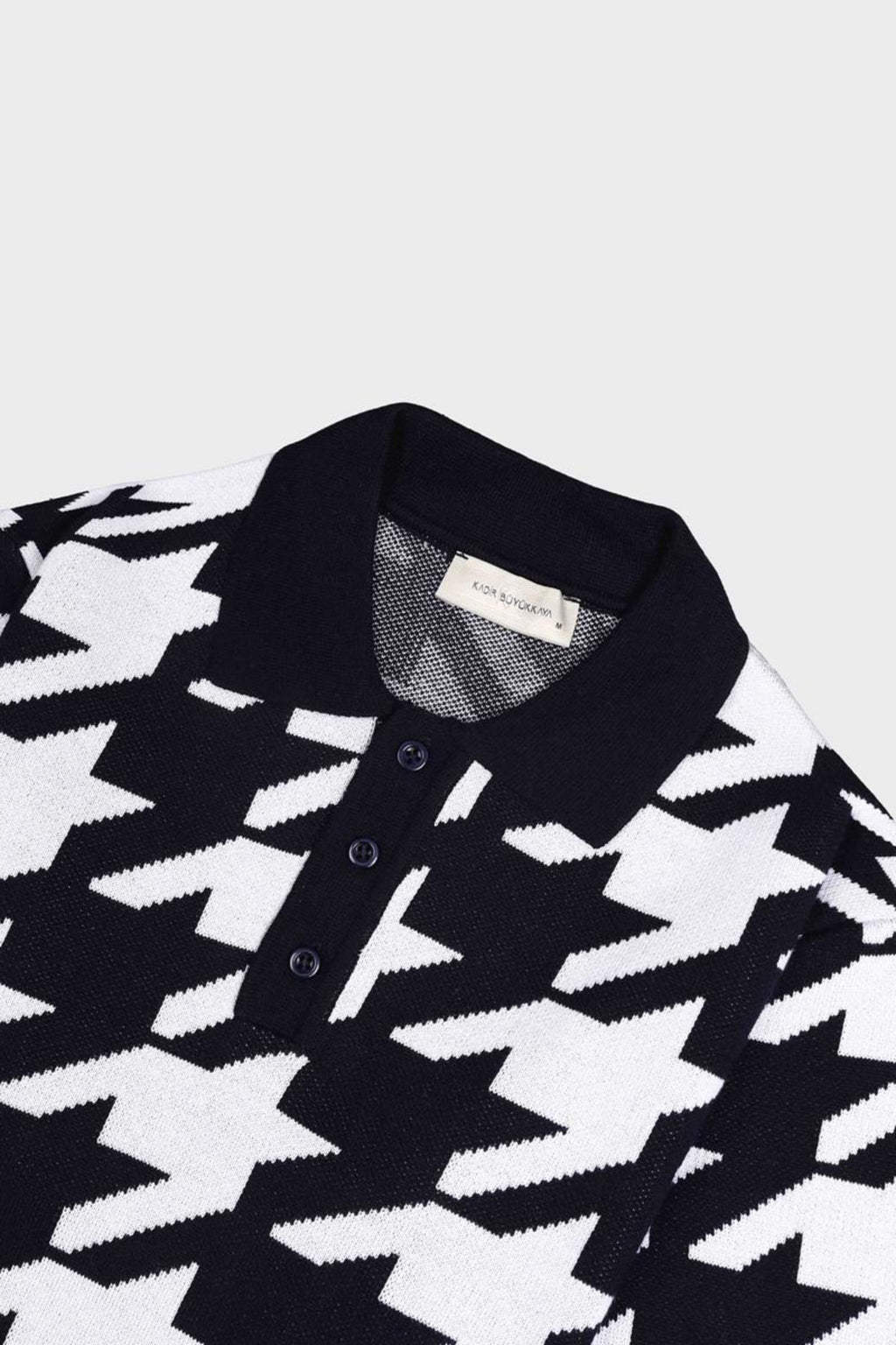 Erkek Düğmeli Polo Yaka Triko-KAX6707W