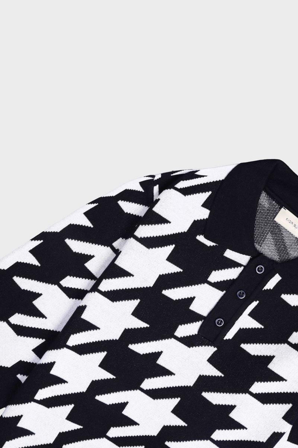 Erkek Düğmeli Polo Yaka Triko-KAX6707W