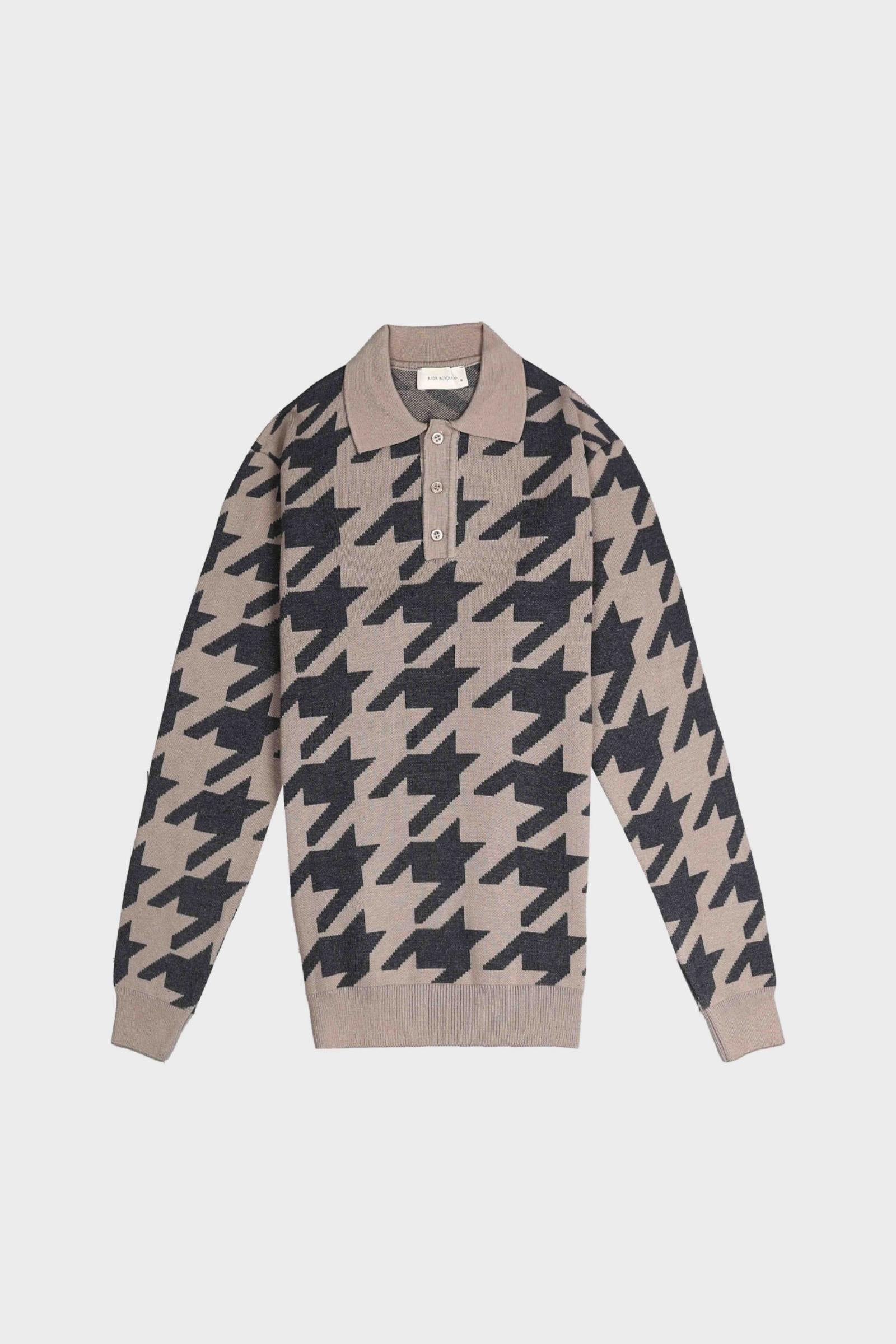 Erkek Düğmeli Polo Yaka Triko-KAX6707W