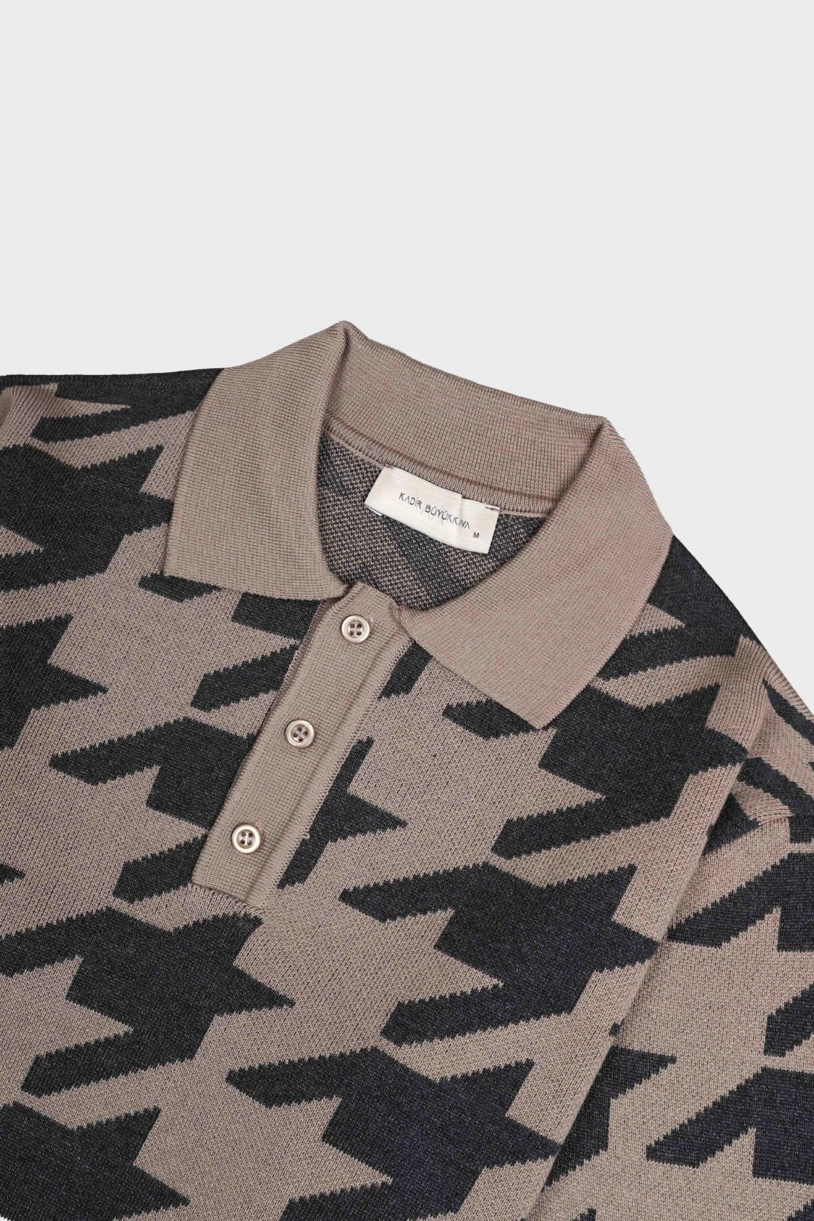 Erkek Düğmeli Polo Yaka Triko-KAX6707W