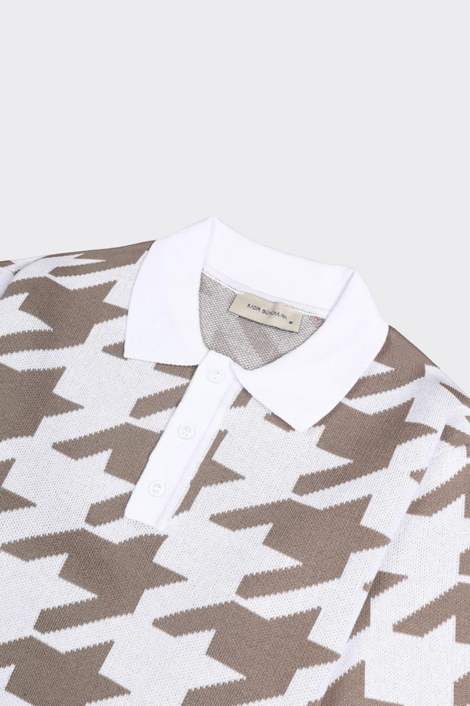 Erkek Düğmeli Polo Yaka Triko-KAX6707W