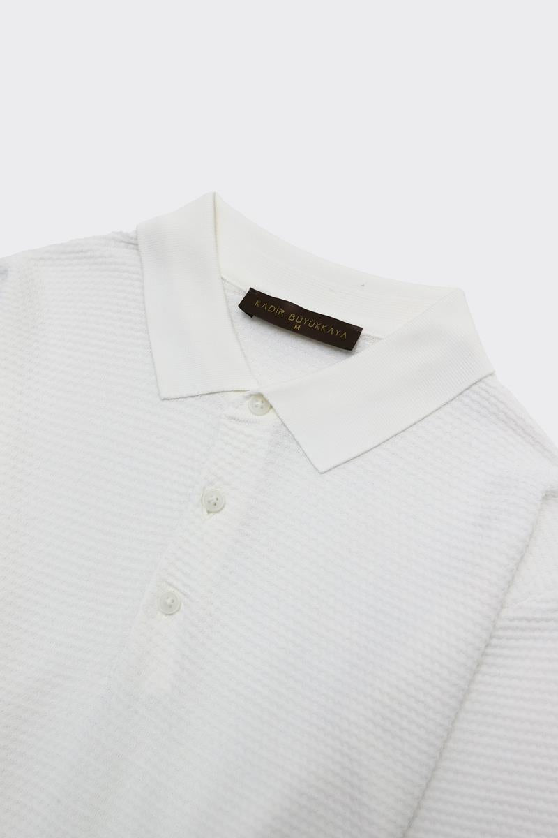 Düğmeli Polo Yaka Kısa Kol Erkek T-Shirt