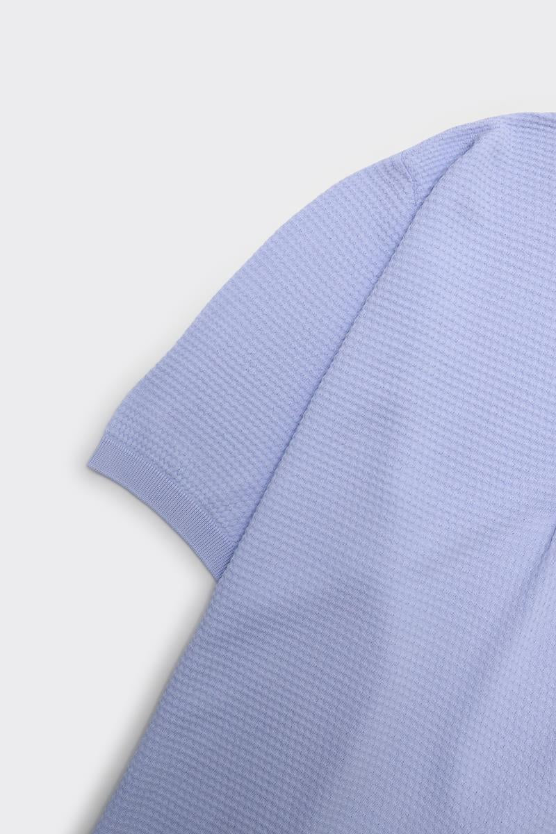 Düğmeli Polo Yaka Kısa Kol Erkek T-Shirt-KAX6050S