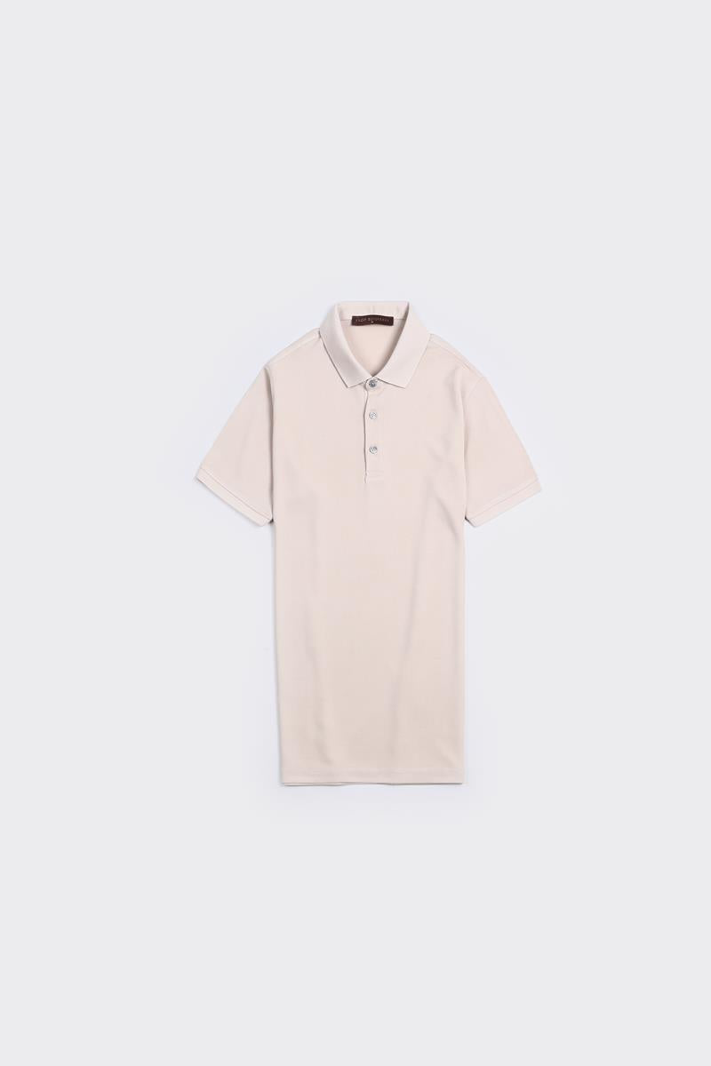 Düğmeli Polo Yaka Kısa Kol Erkek T-Shirt