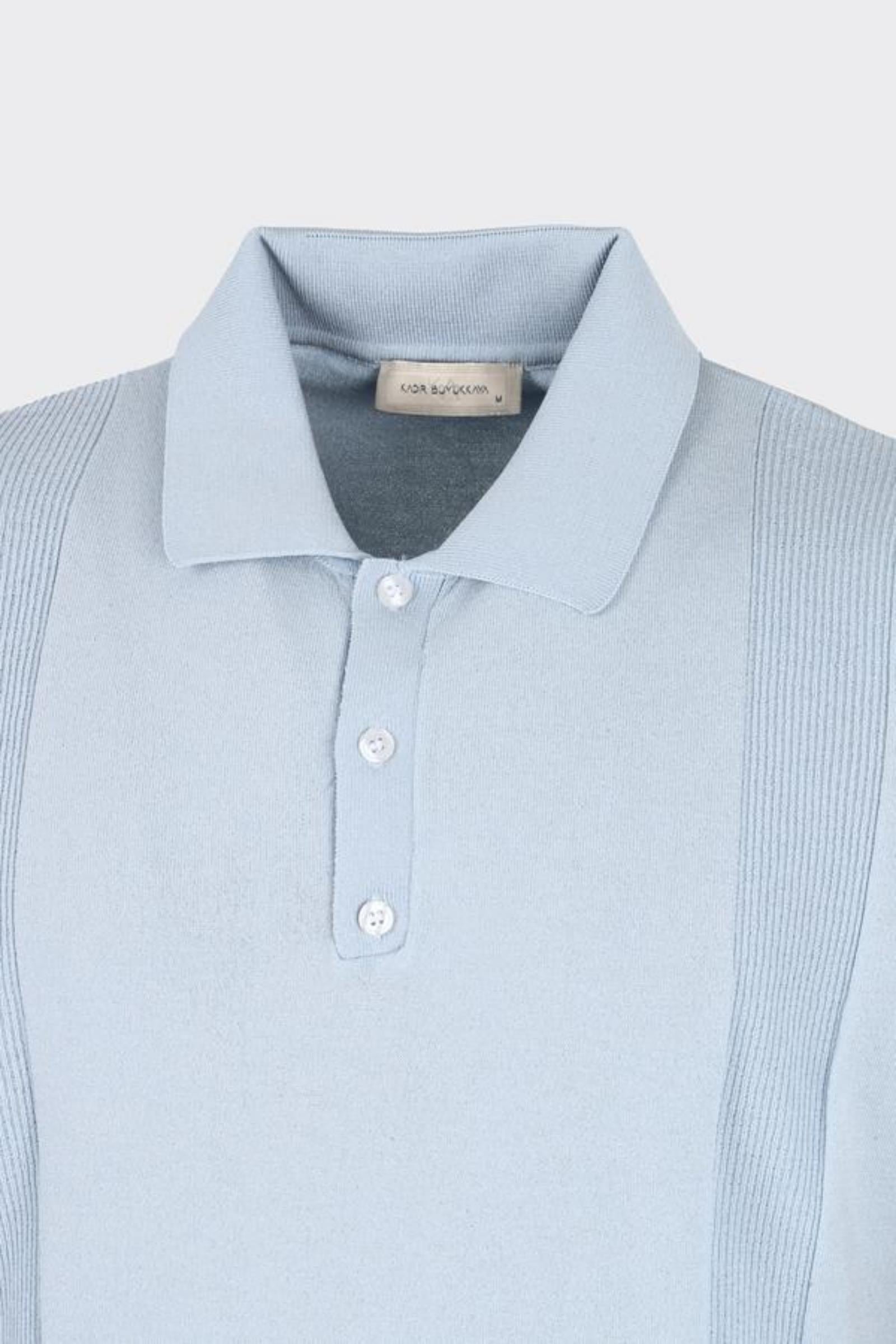 Düğmeli Polo Yaka Kısa Kol Erkek T-Shirt