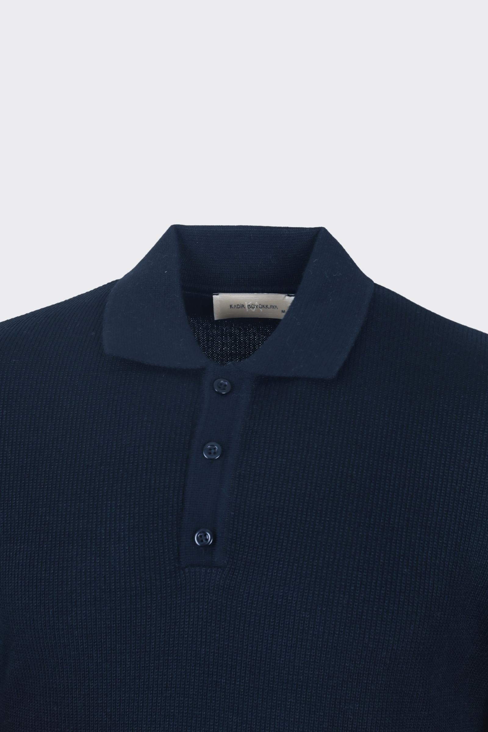 Düğm. Polo Yaka Triko-KAX6706W