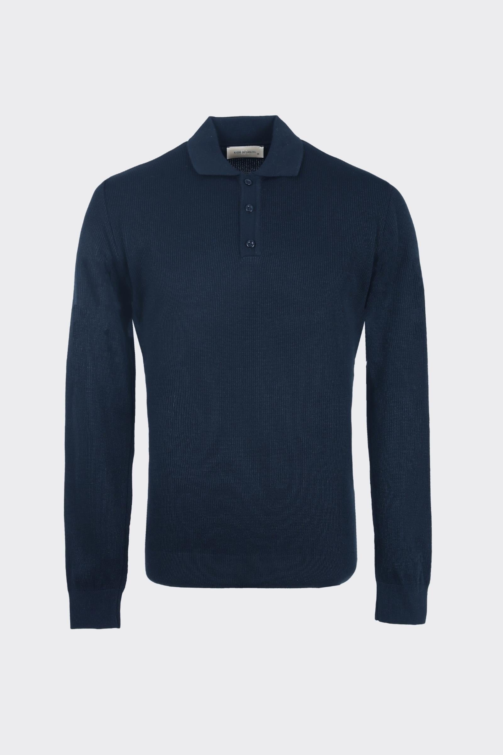 Düğm. Polo Yaka Triko-KAX6706W