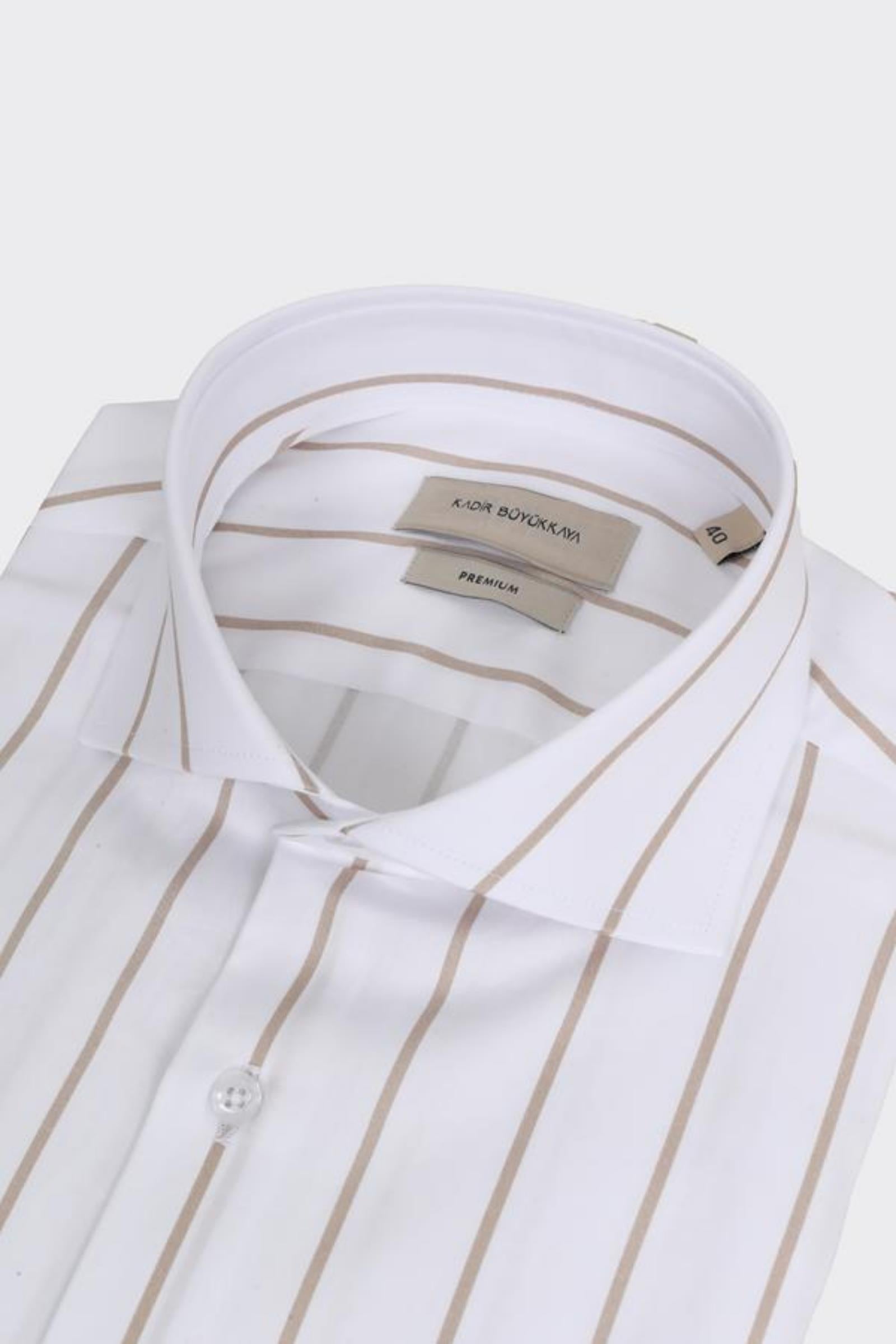 Erkek İtalyan Yaka Gömlek-KAB4128S