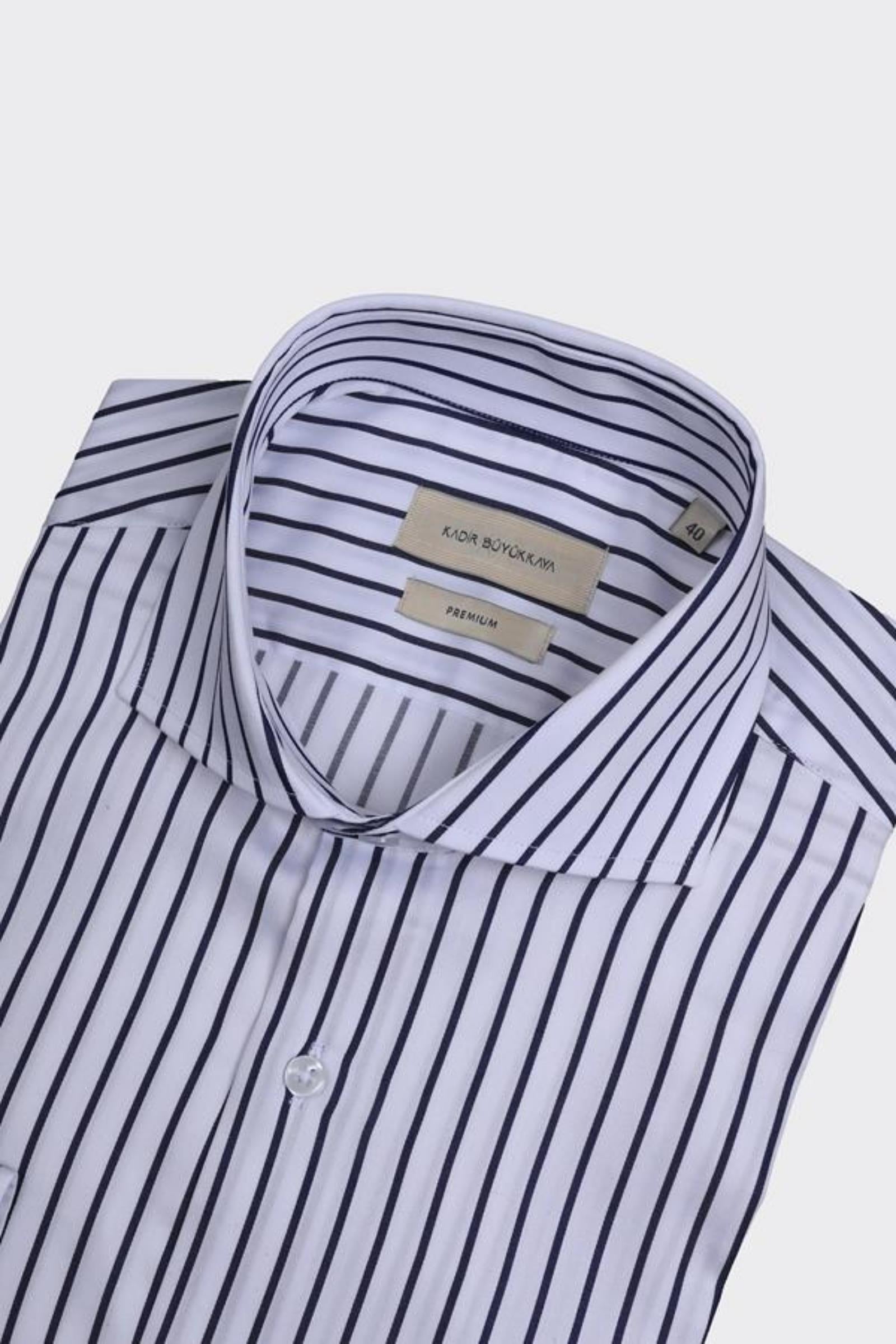 Erkek İtalyan Yaka Gömlek-KAB4127S