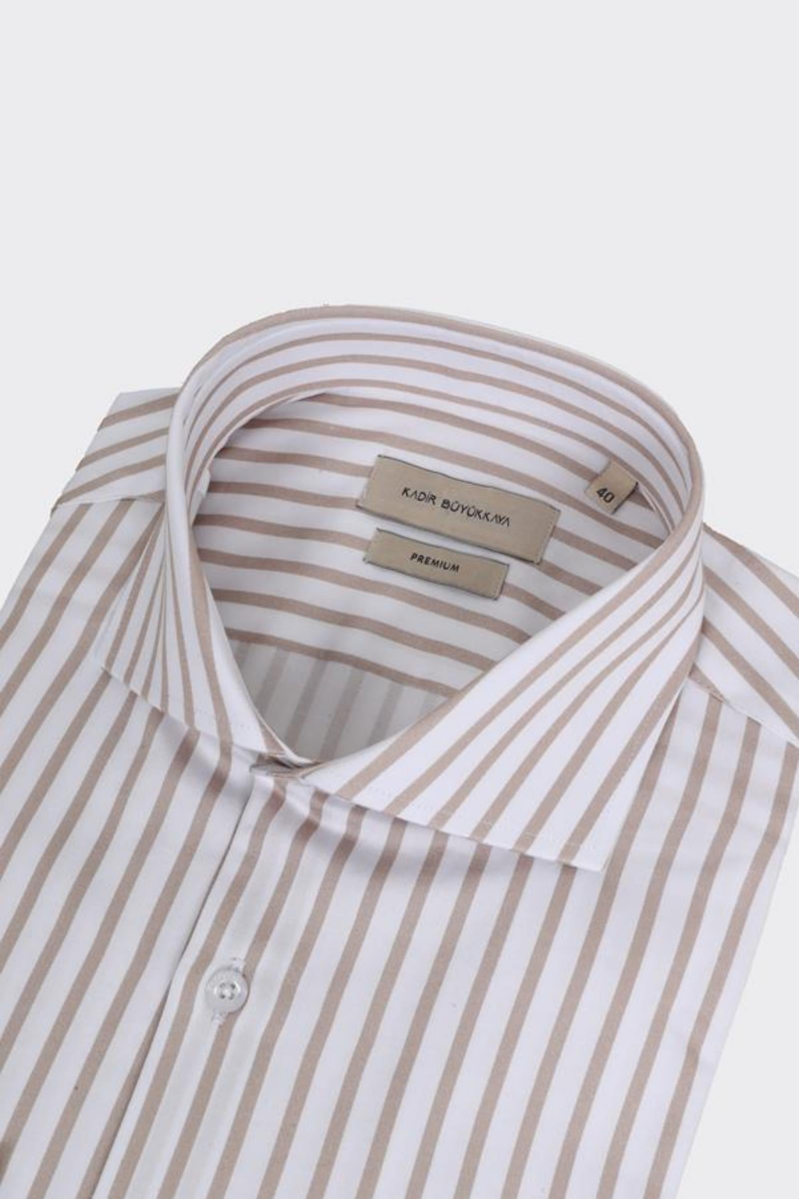 Erkek İtalyan Yaka Gömlek-KAB4127S