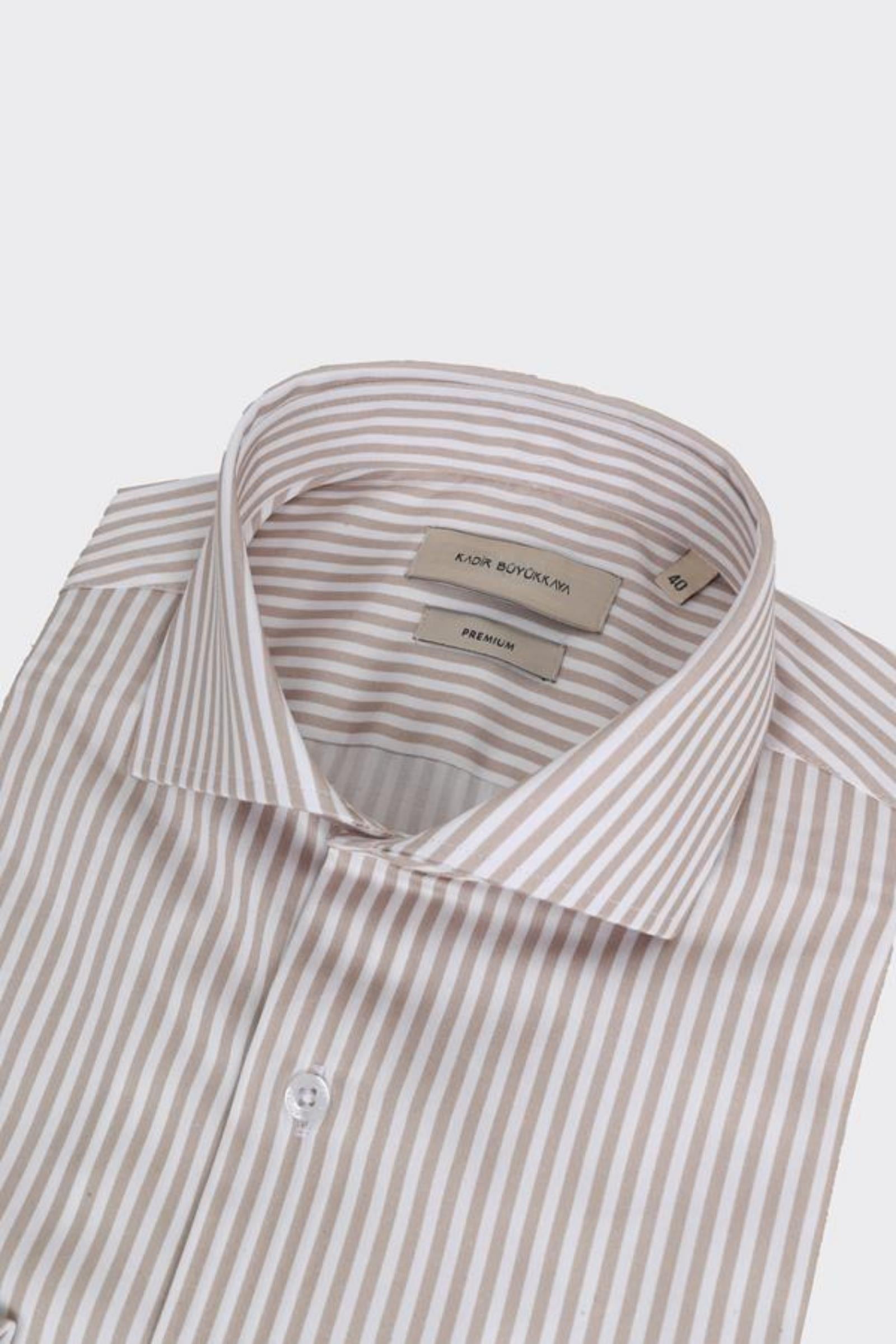 Erkek İtalyan Yaka Gömlek-KAB4124S