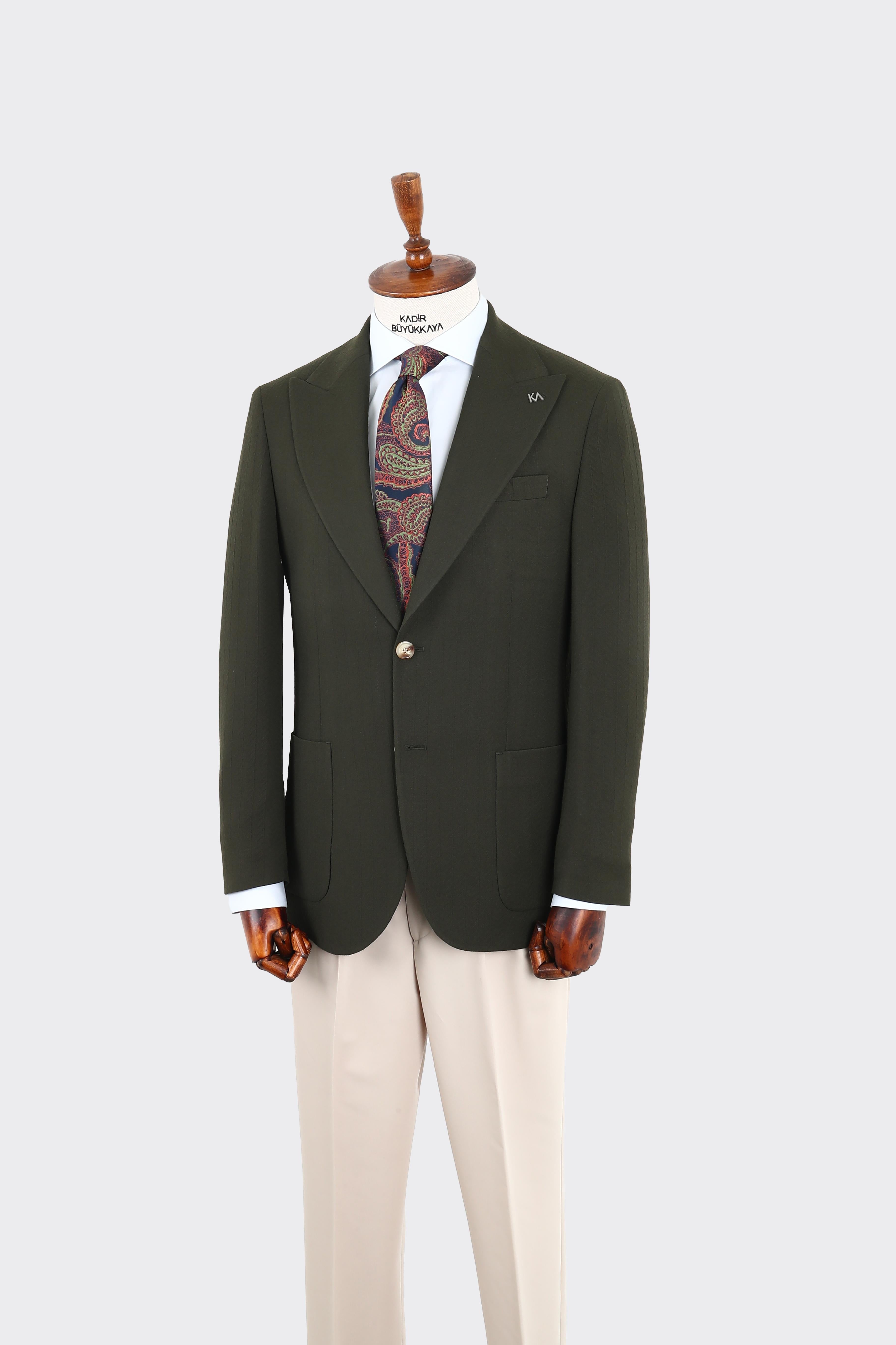 Erkek Kırlangıç Yaka  Ceket-KAX5522S