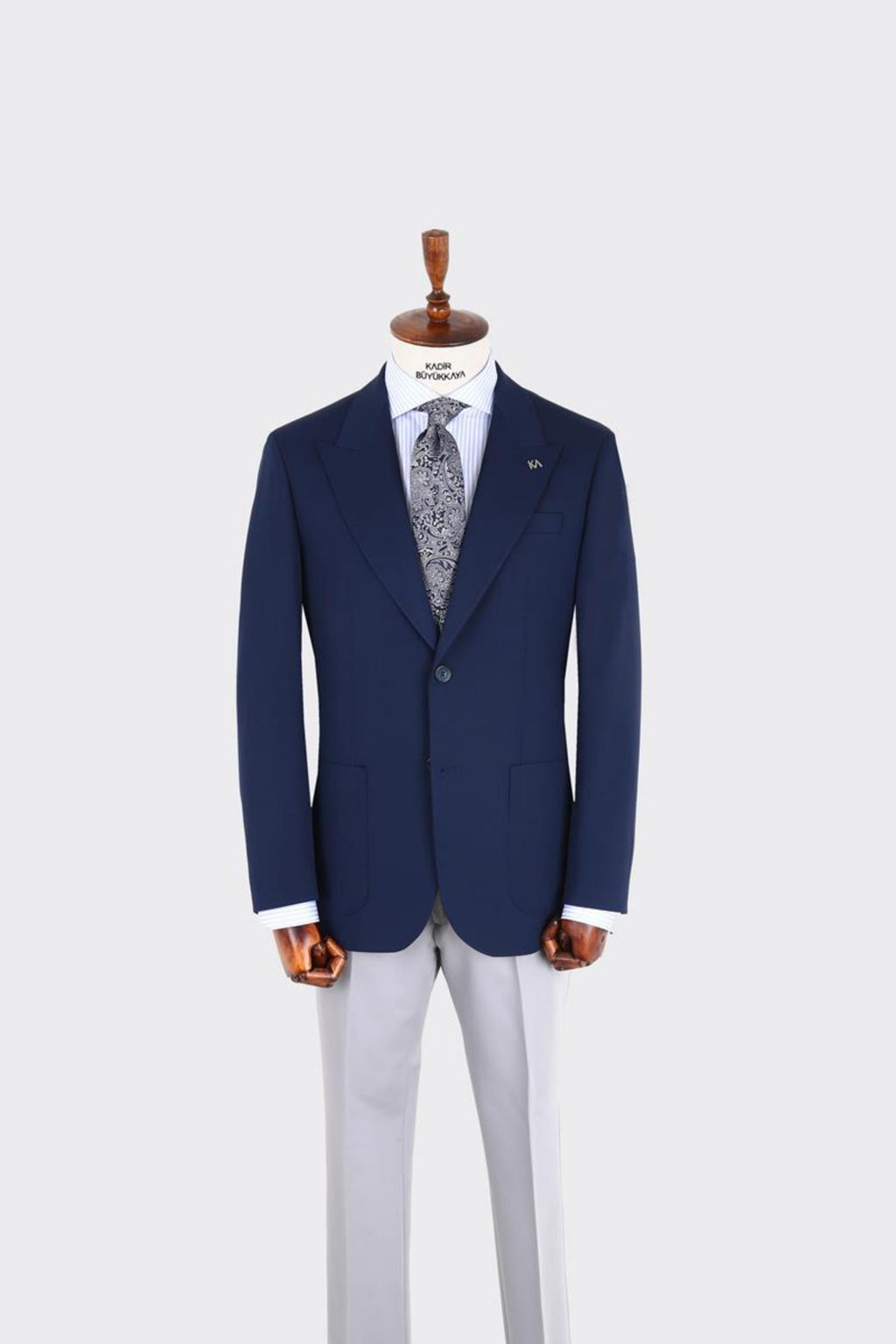 Erkek Kırlangıç Yaka Ceket-KAX5165W