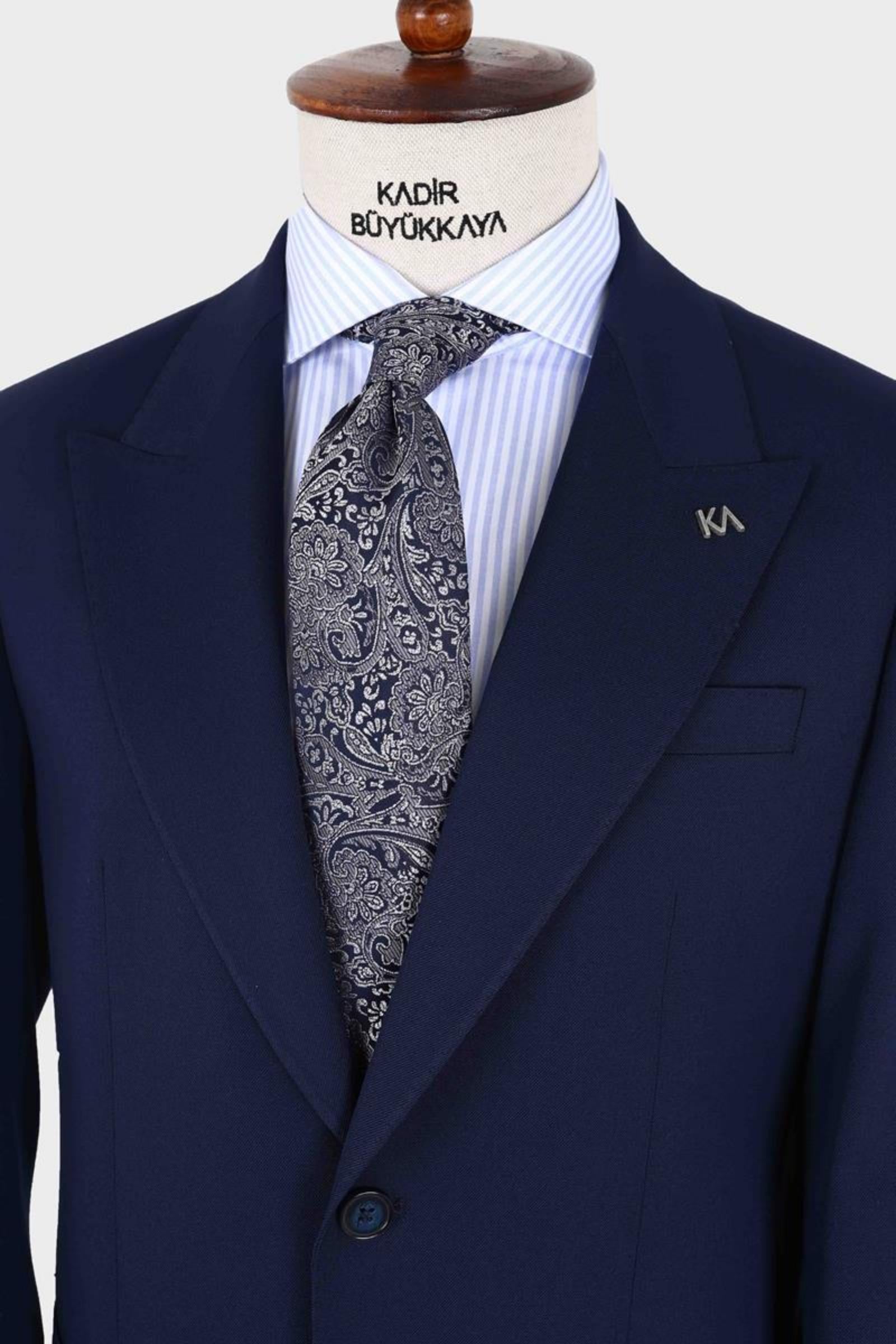 Erkek Kırlangıç Yaka Ceket-KAX5165W