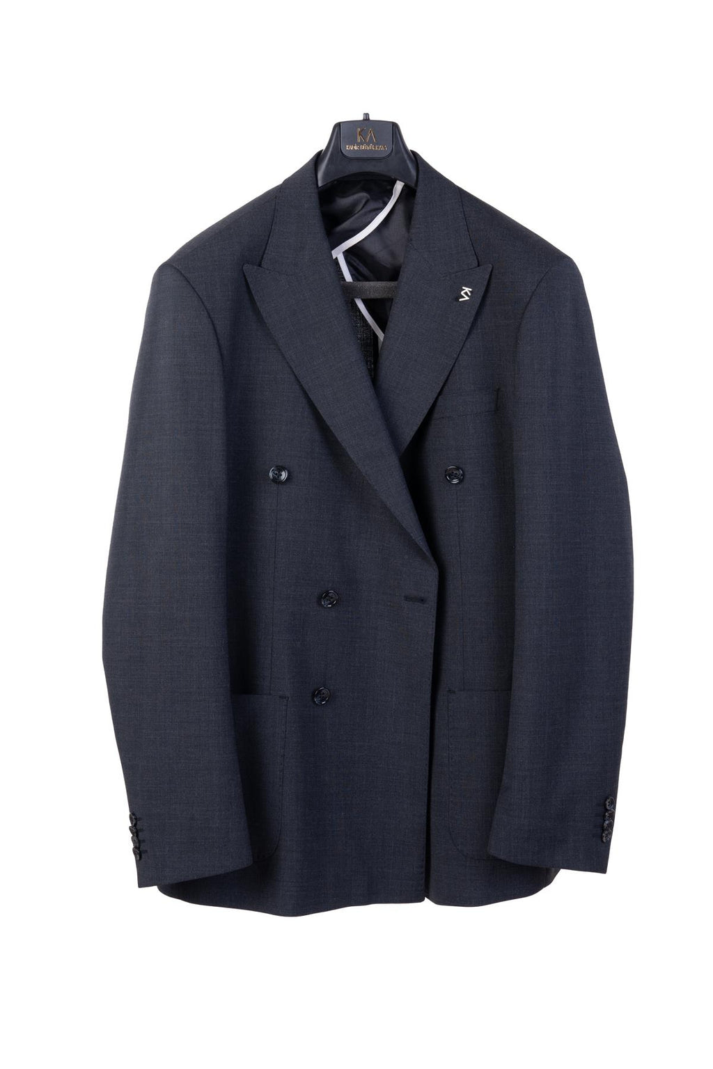 Erkek Kırlangıç Yaka Kruvaze Ceket-KAW5259W
