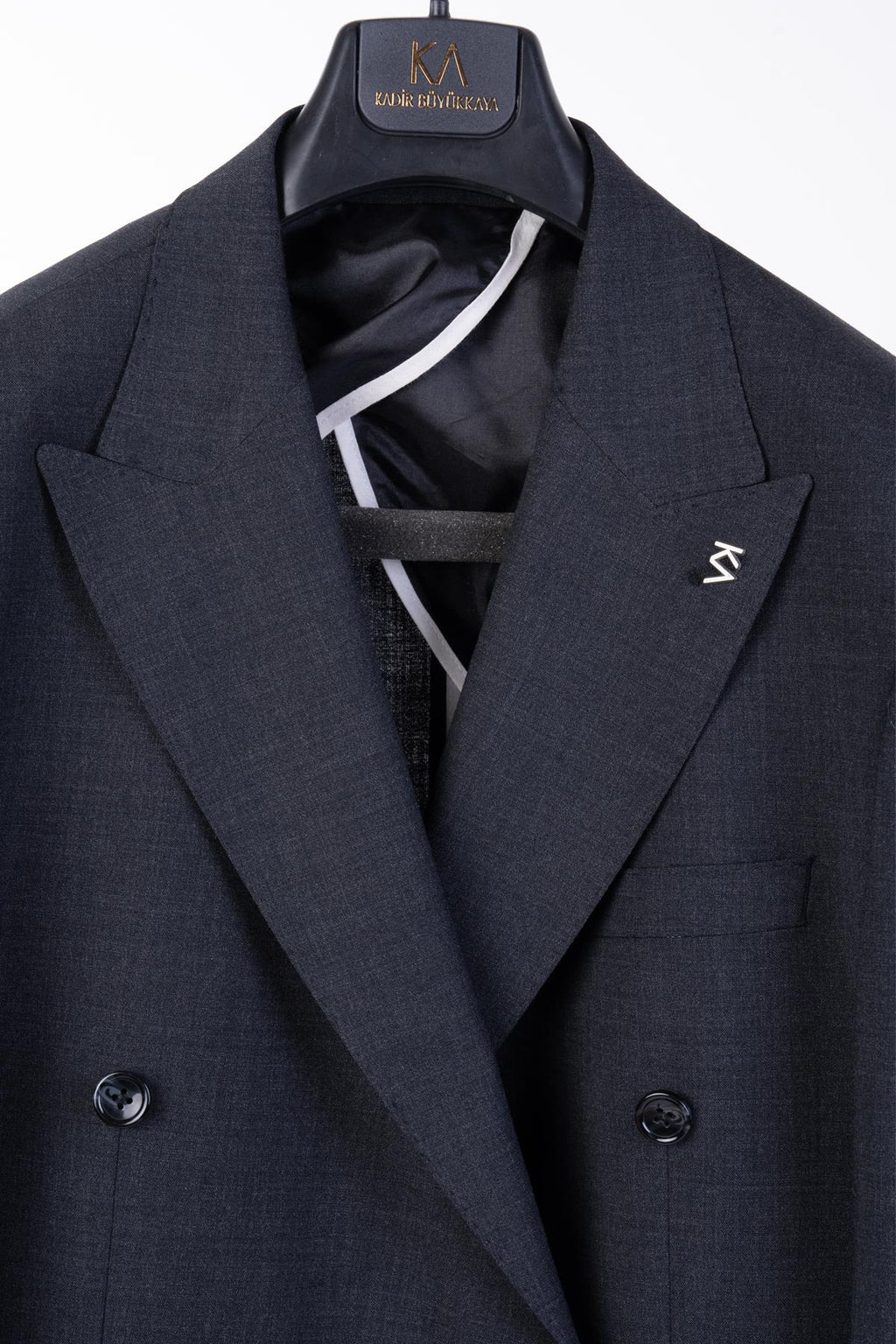 Erkek Kırlangıç Yaka Kruvaze Ceket-KAW5259W