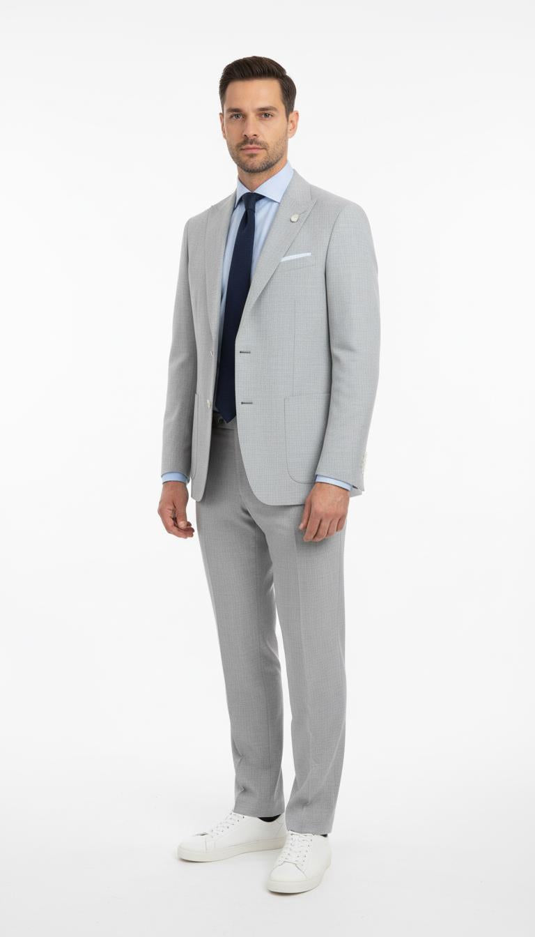 Erkek Kırlangıç Yaka Kruvaze  Ceket-KAW5077S