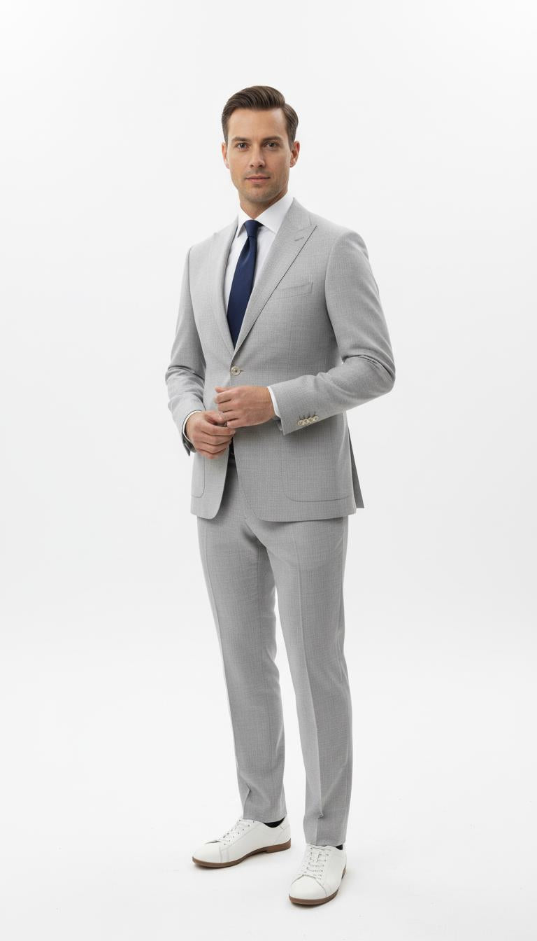 Erkek Kırlangıç Yaka Kruvaze  Ceket-KAW5077S