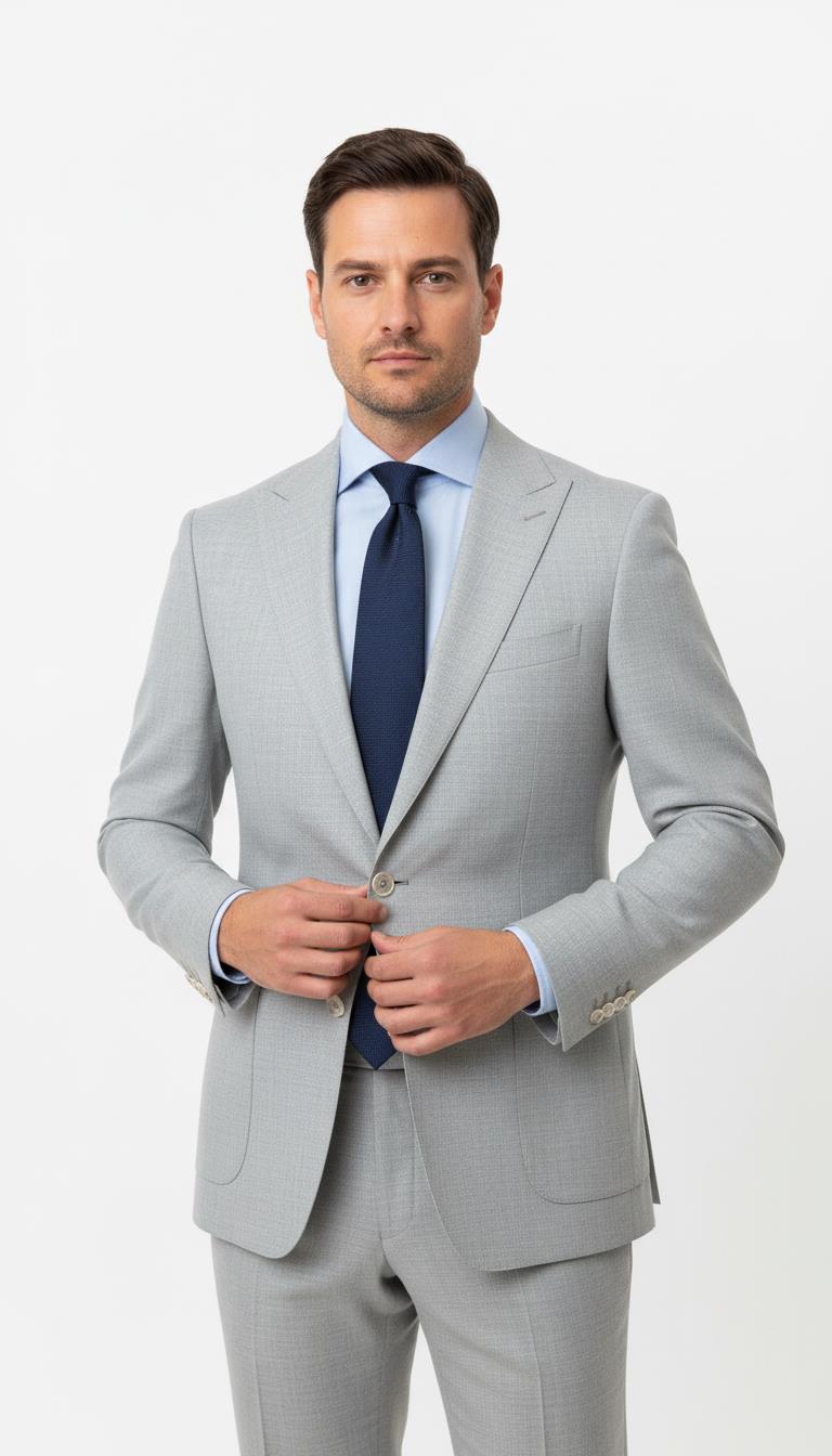 Erkek Kırlangıç Yaka Kruvaze  Ceket-KAW5077S