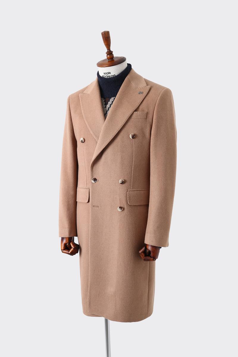 Erkek Kışlık Kruvaze Kaban - Sıcak ve Şık Tasarım-KAW7220W