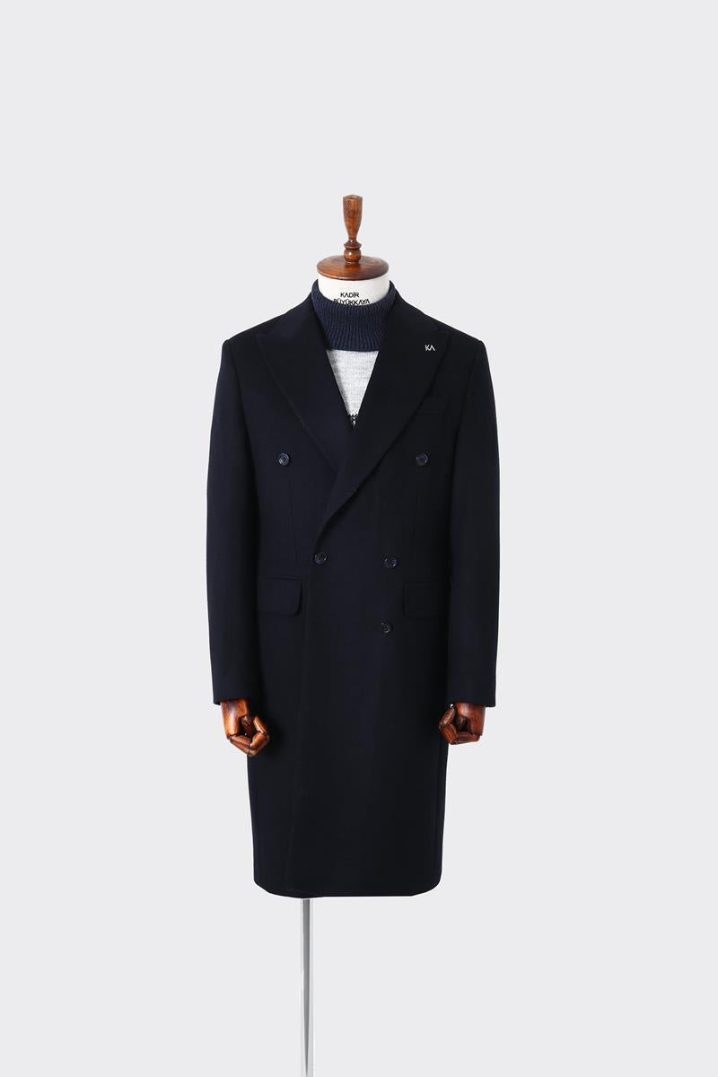 Erkek Kışlık Kruvaze Kaban - Sıcak ve Şık Tasarım-KAW7220W