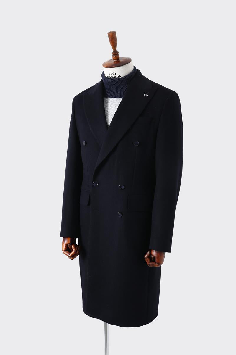 Erkek Kışlık Kruvaze Kaban - Sıcak ve Şık Tasarım-KAW7220W