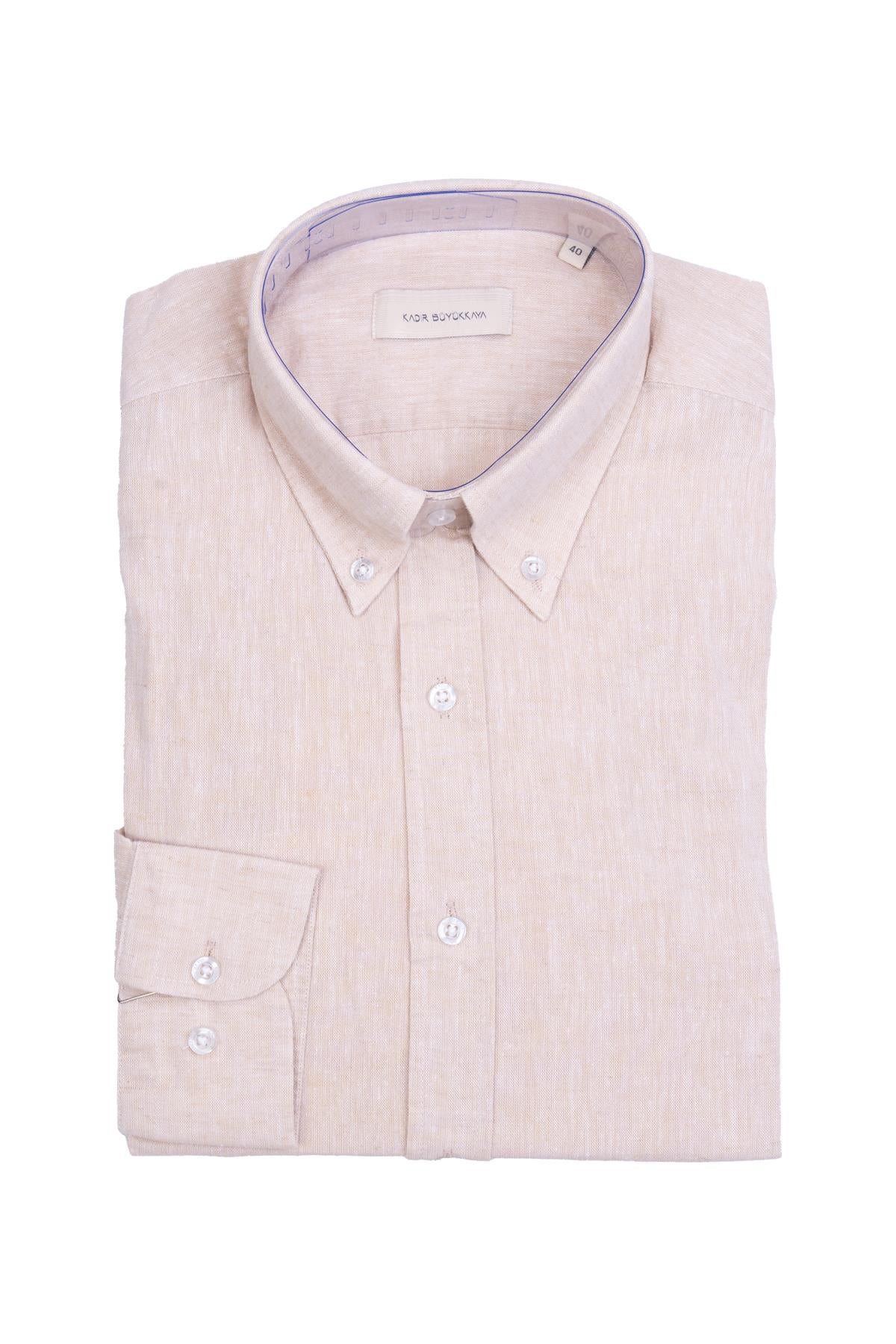 Erkek Klasik Yaka Düğmeli Gömlek-KAO4997S