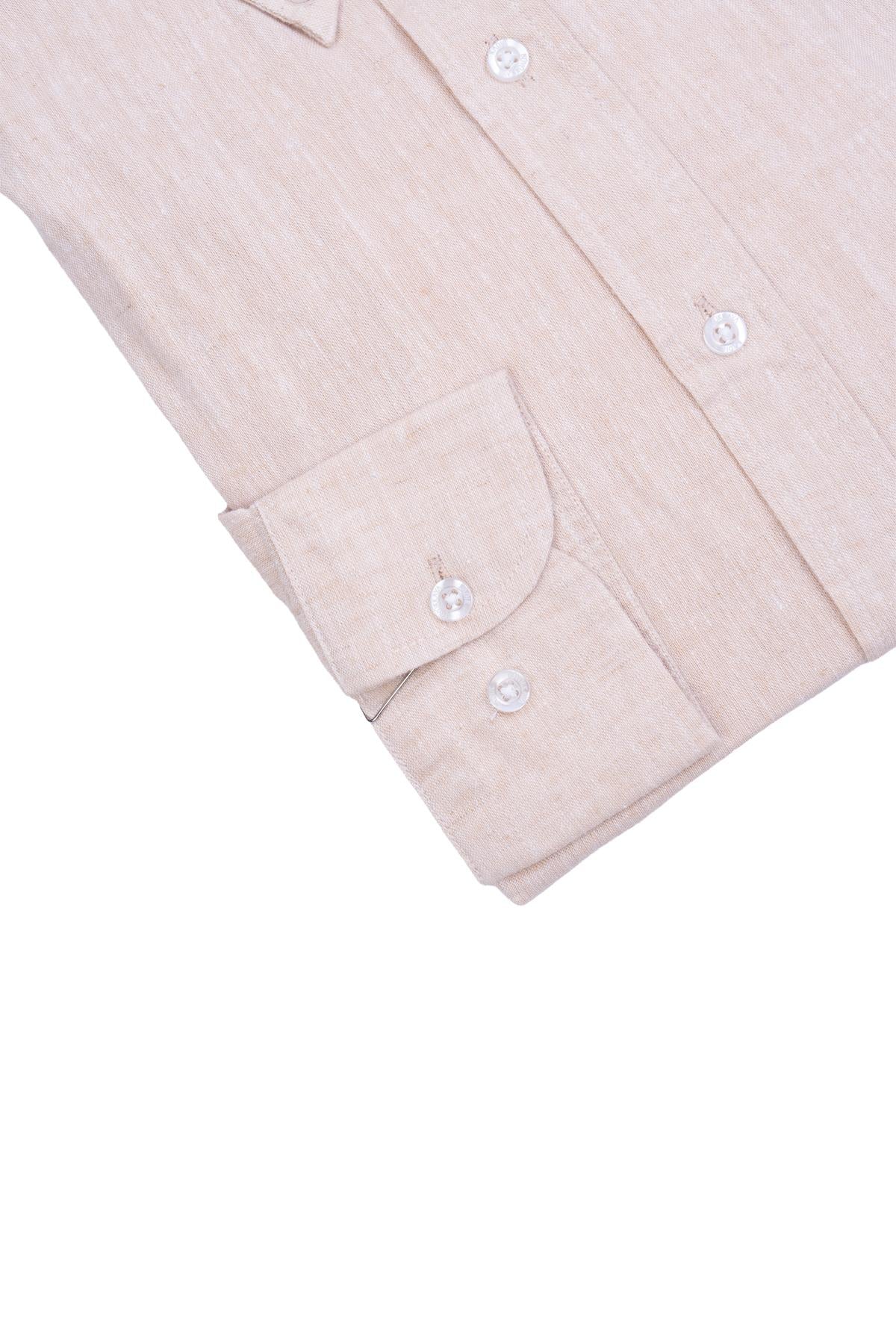 Erkek Klasik Yaka Düğmeli Gömlek-KAO4997S