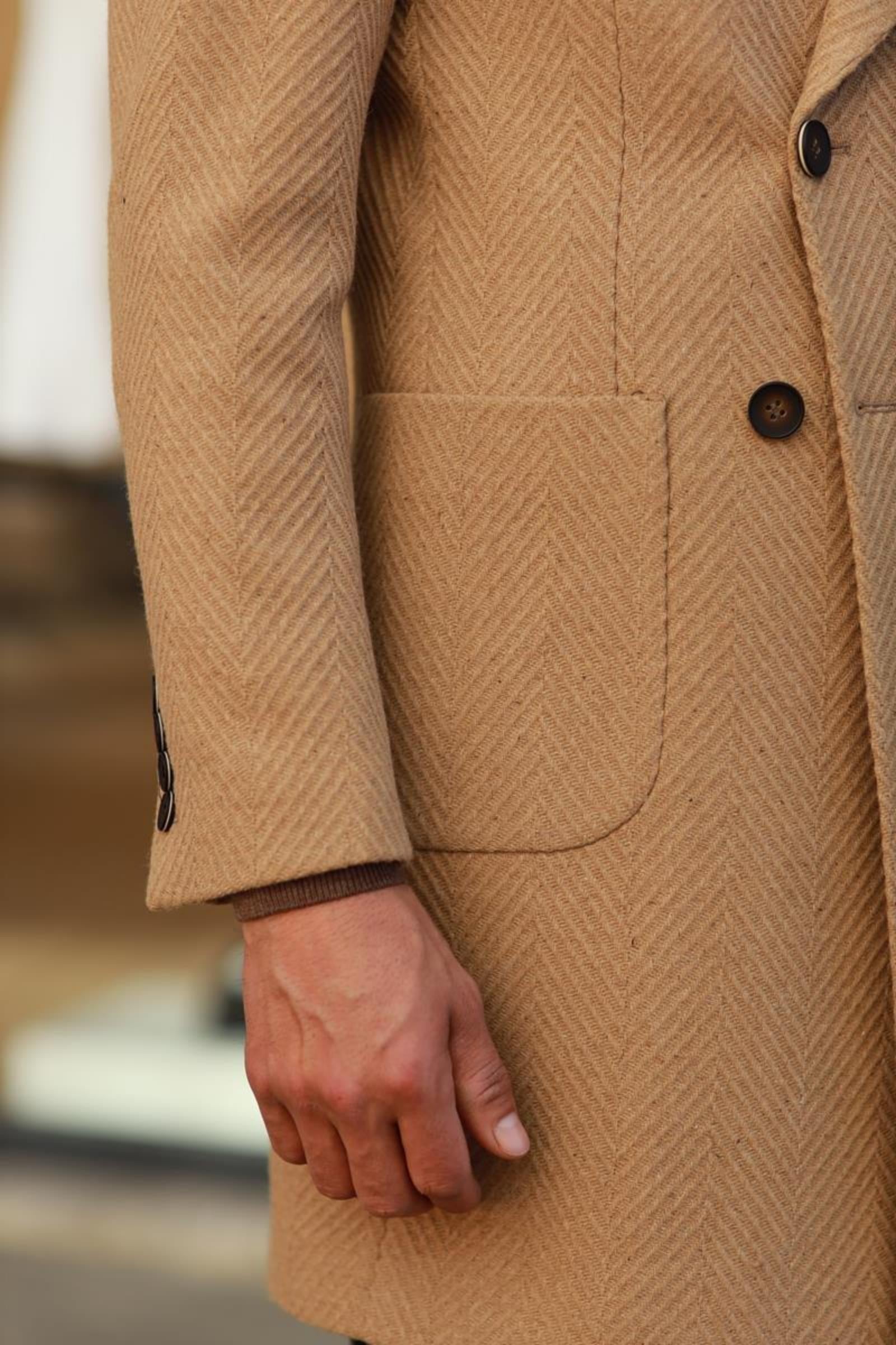 Erkek Kruvaze Kaban-KAV7204W