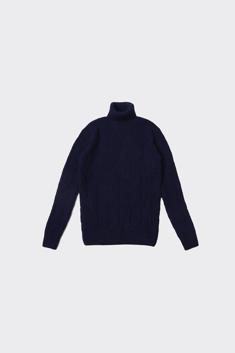 Erkek Pamuklu Kazak Tam Balıkçı Yaka-GKW6902W