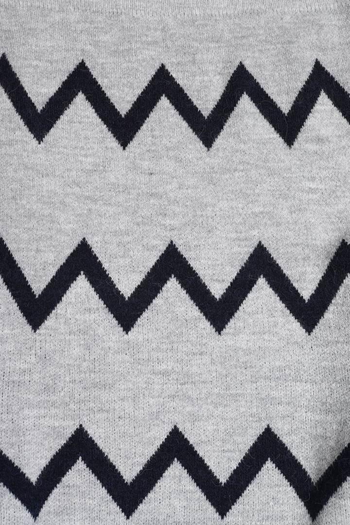 Erkek Pamuklu Klasik Bisiklet Yaka Kazak-KAW6900W