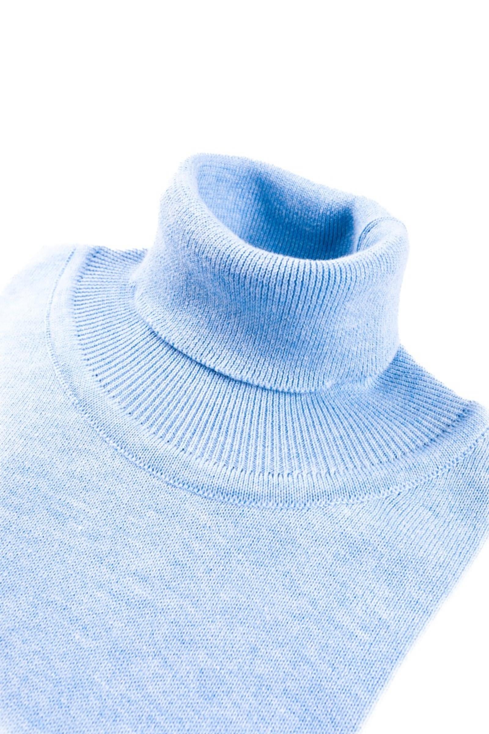 Slim Fit Kesim Modern Erkek Pamuklu Tam Balıkçı Yaka Triko Kazak-KAV6400W