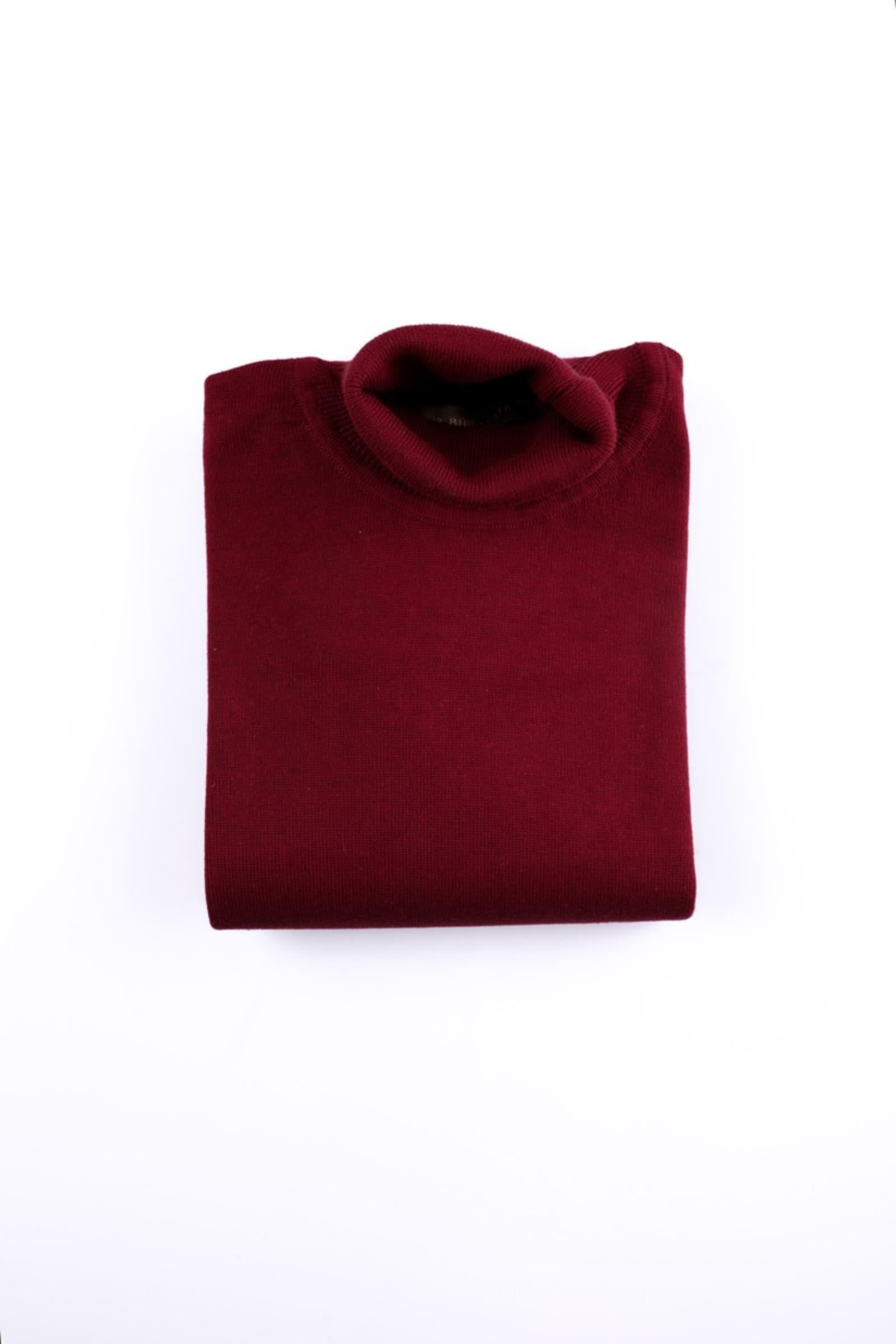 Slim Fit Kesim Modern Erkek Pamuklu Tam Balıkçı Yaka Triko Kazak-KAV6400W