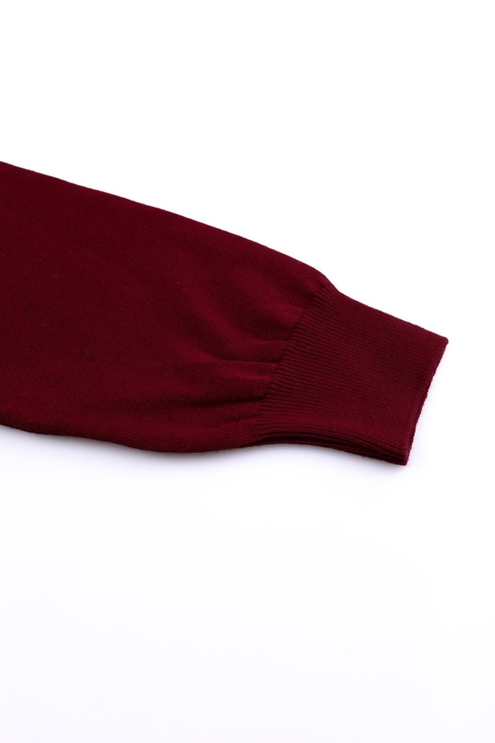 Slim Fit Kesim Modern Erkek Pamuklu Tam Balıkçı Yaka Triko Kazak-KAV6400W