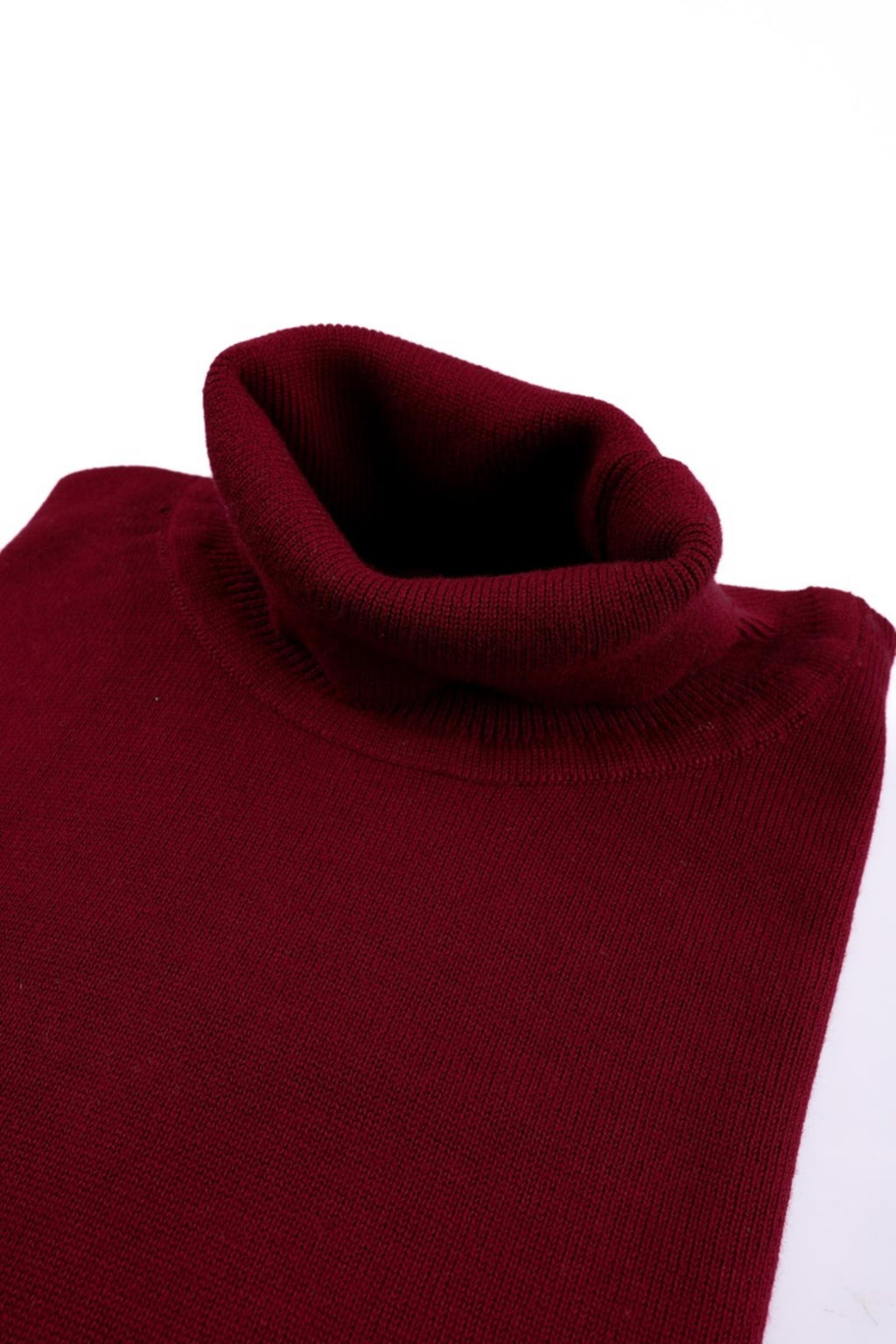 Slim Fit Kesim Modern Erkek Pamuklu Tam Balıkçı Yaka Triko Kazak-KAV6400W