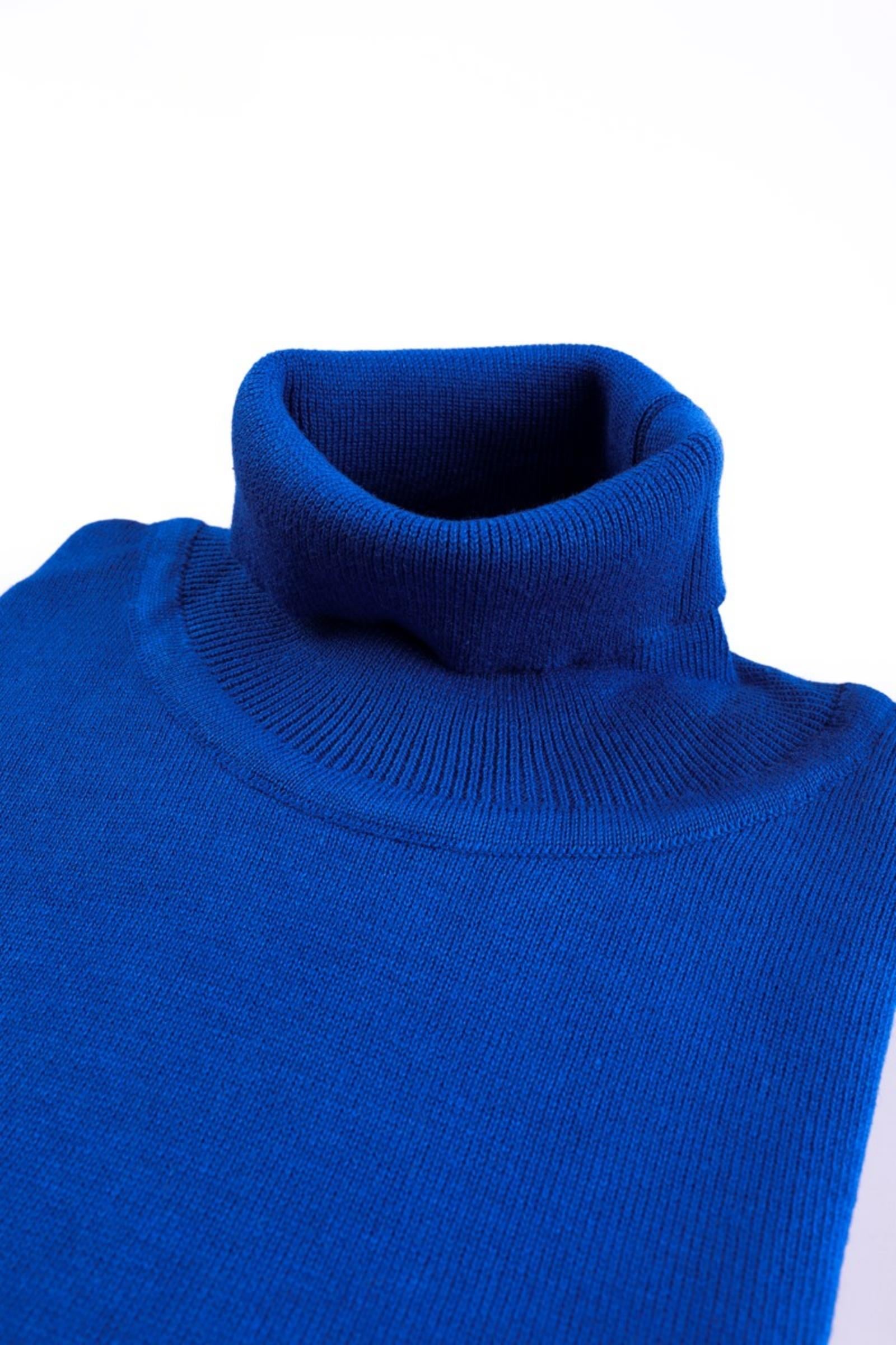 Slim Fit Kesim Modern Erkek Pamuklu Tam Balıkçı Yaka Triko Kazak-KAV6400W