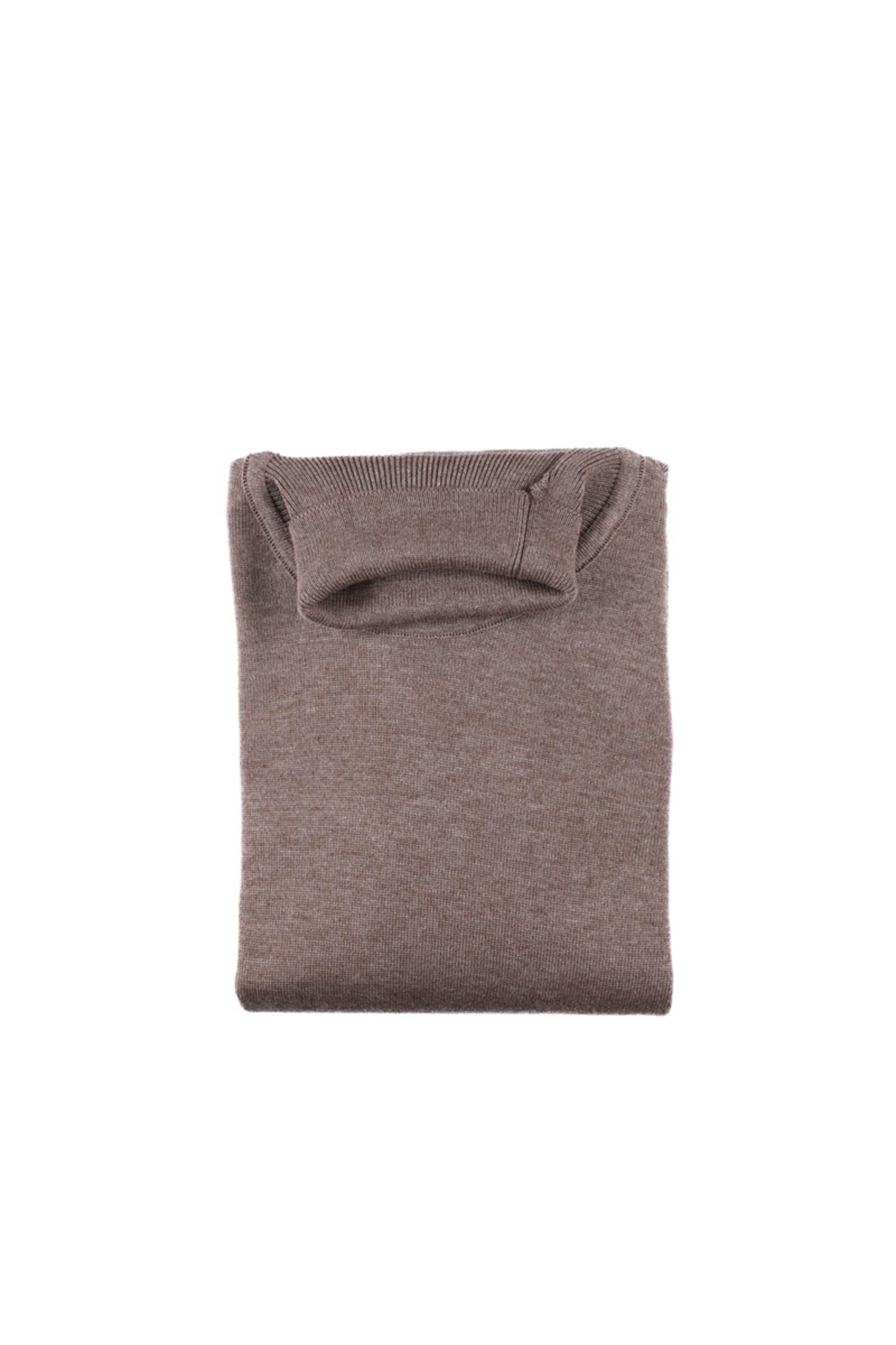 Slim Fit Kesim Modern Erkek Pamuklu Tam Balıkçı Yaka Triko Kazak-KAV6400W