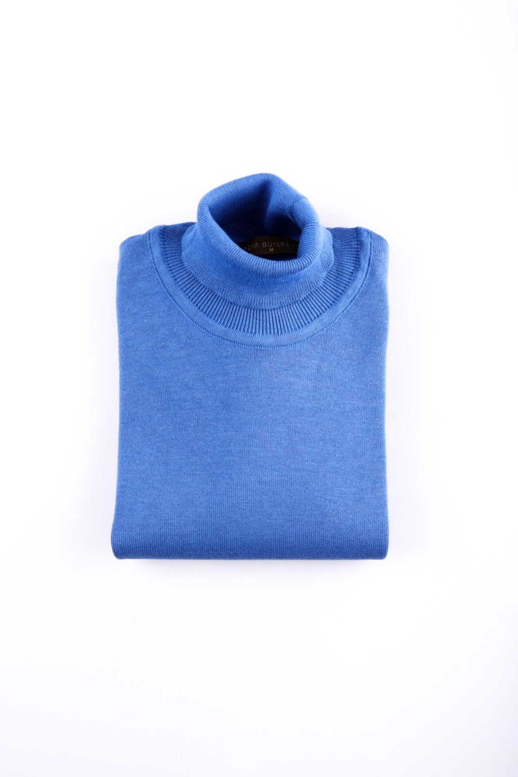 Slim Fit Kesim Modern Erkek Pamuklu Tam Balıkçı Yaka Triko Kazak-KAV6400W