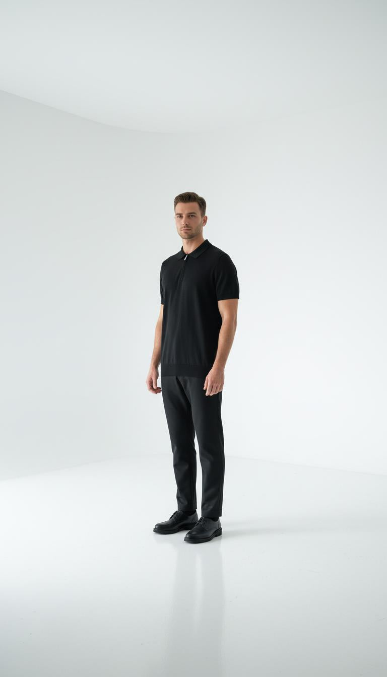 Ferm.Polo Yaka K.Kol T-Shirt Out-KAB6019S