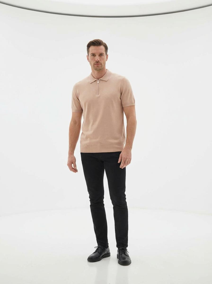 Ferm.Polo Yaka K.Kol T-Shirt Out-KAB6019S