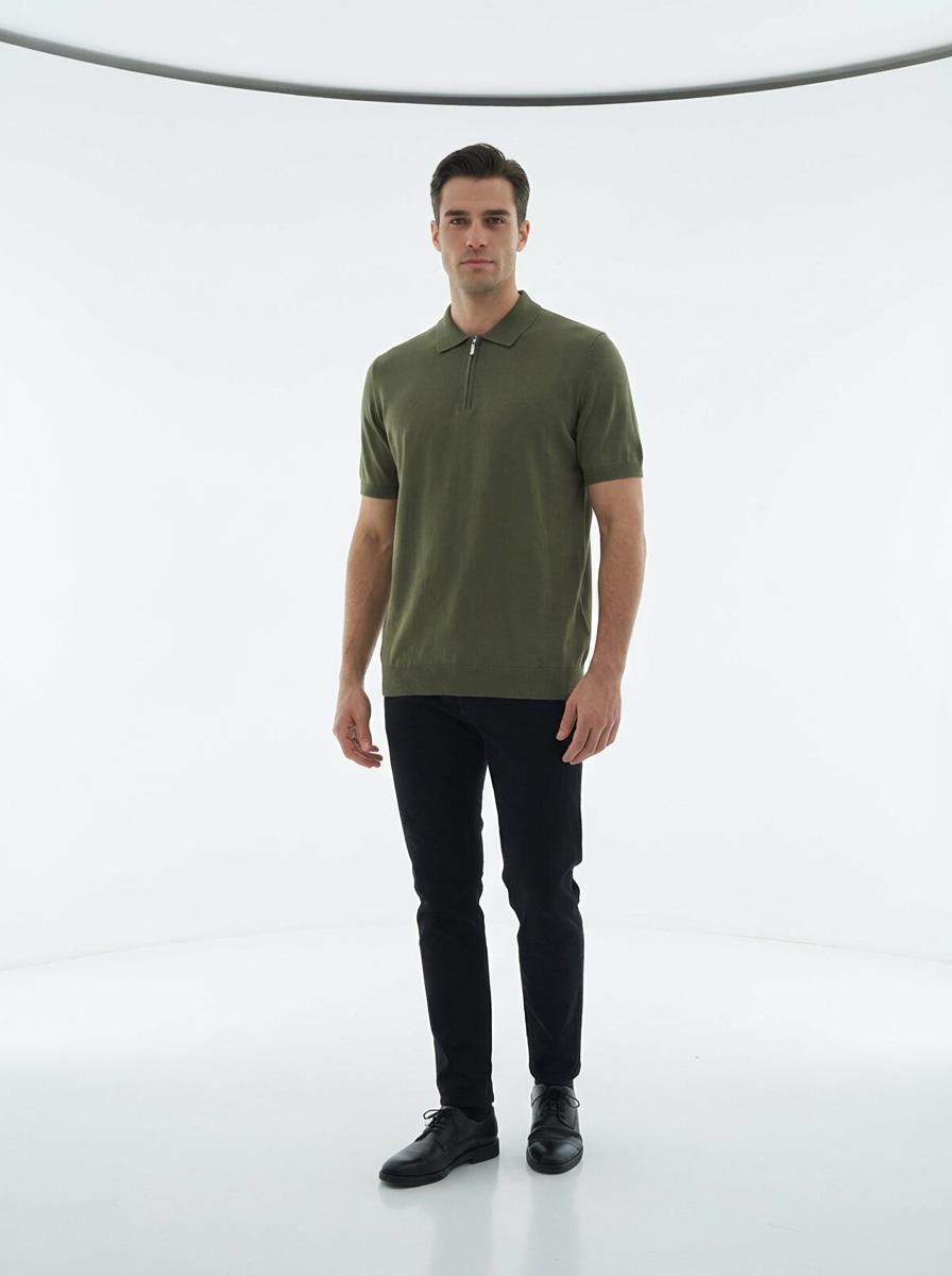 Ferm.Polo Yaka K.Kol T-Shirt Out-KAB6019S