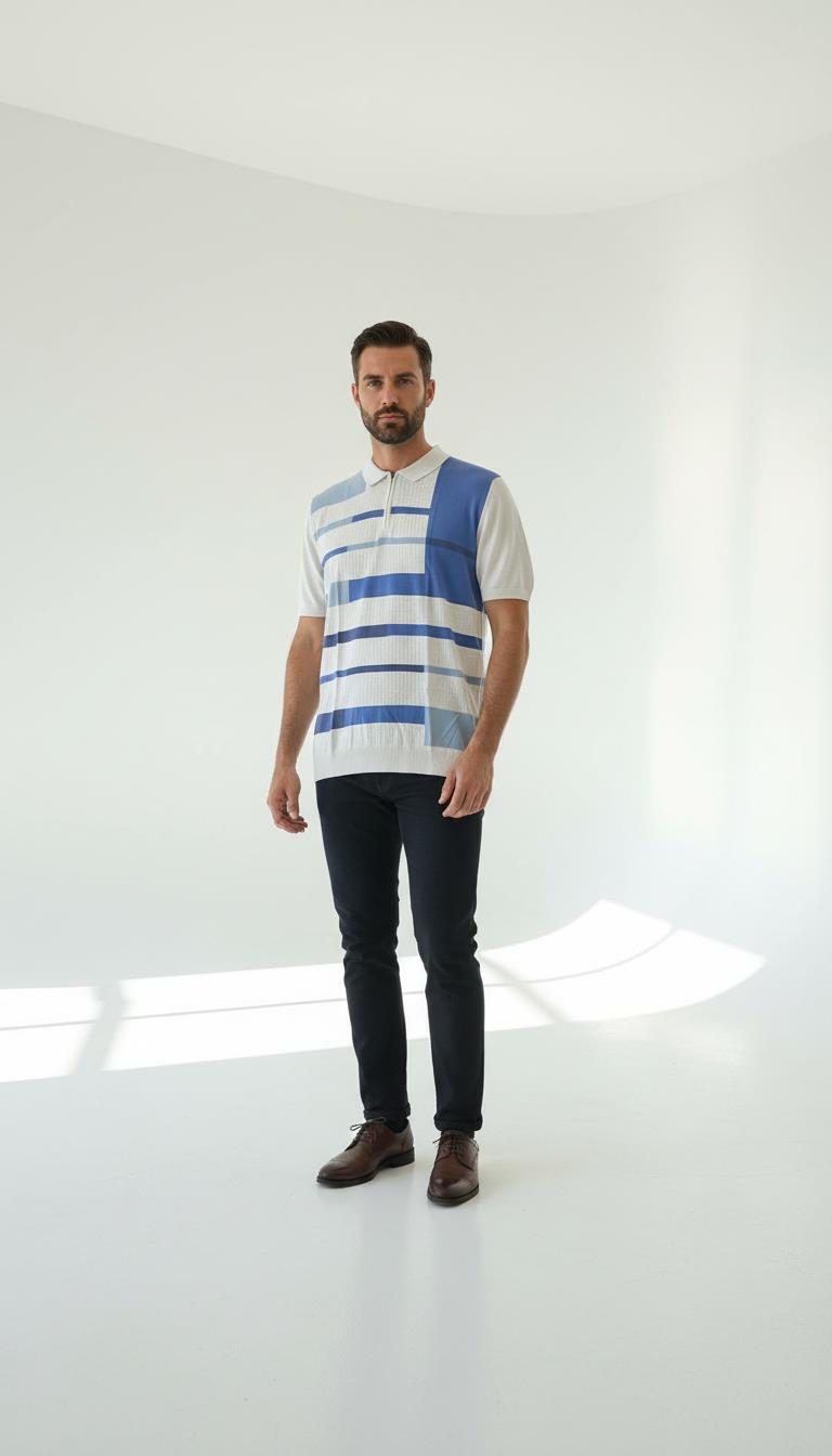 Ferm.Polo Yaka K.Kol T-Shirt Out-KAW6024S