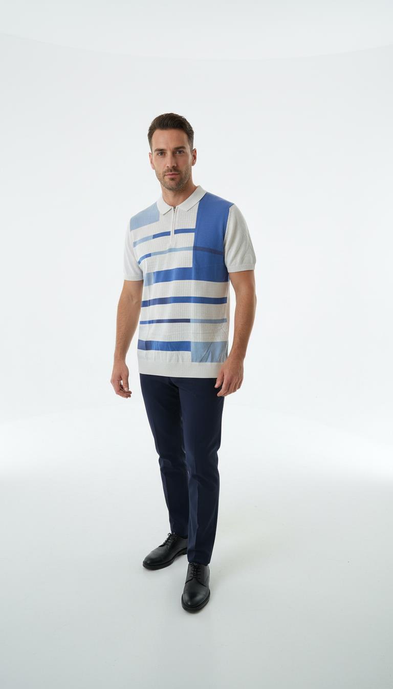 Ferm.Polo Yaka K.Kol T-Shirt Out-KAW6024S