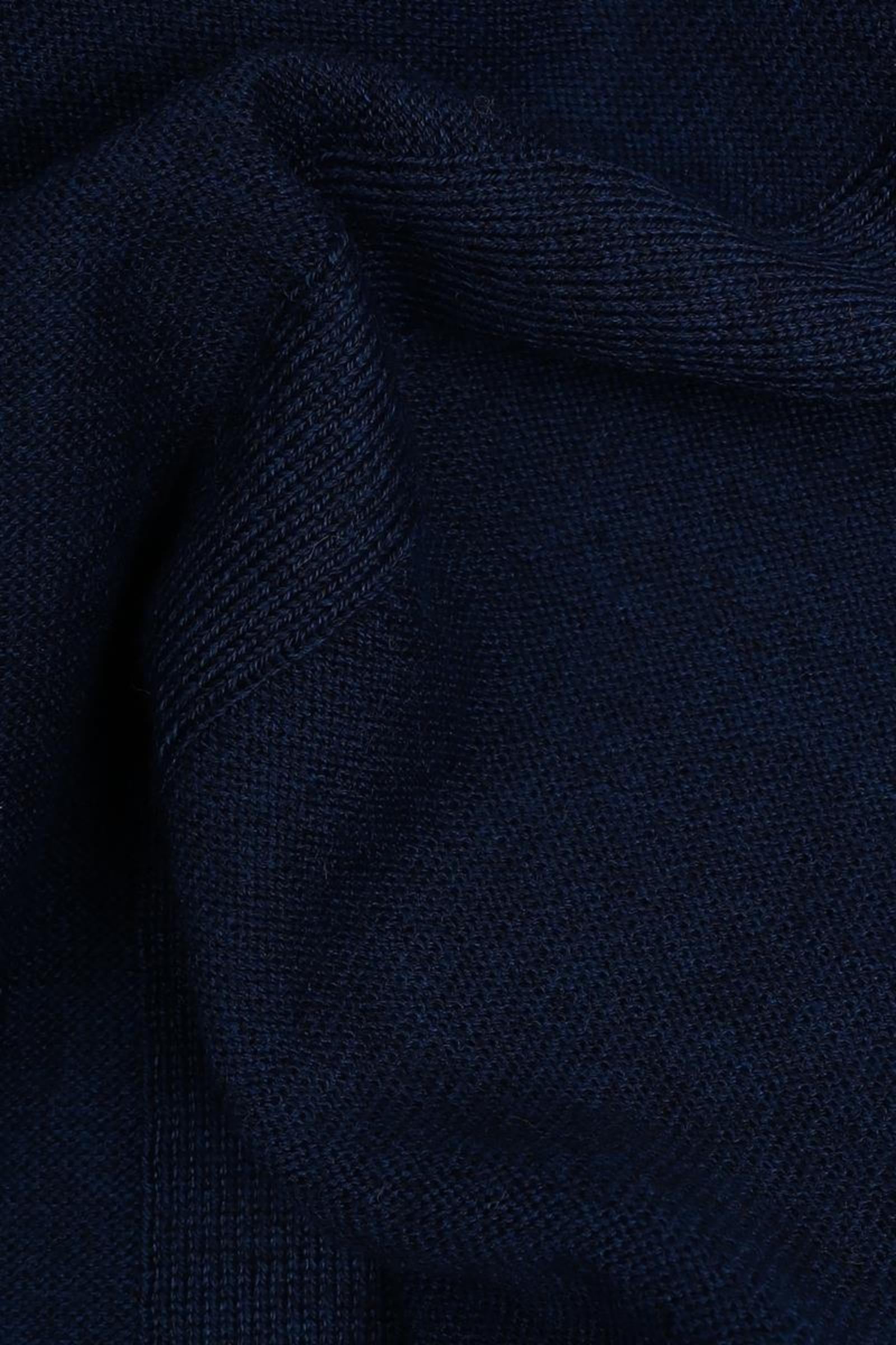 Erkek Fermuarlı Polo Yaka Triko-KAX6705W