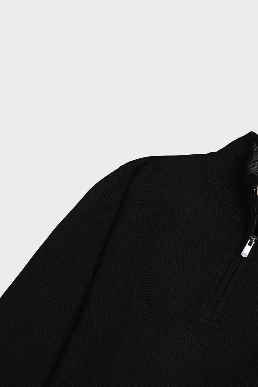 Erkek Fermuarlı Polo Yaka Triko-KAX6704W